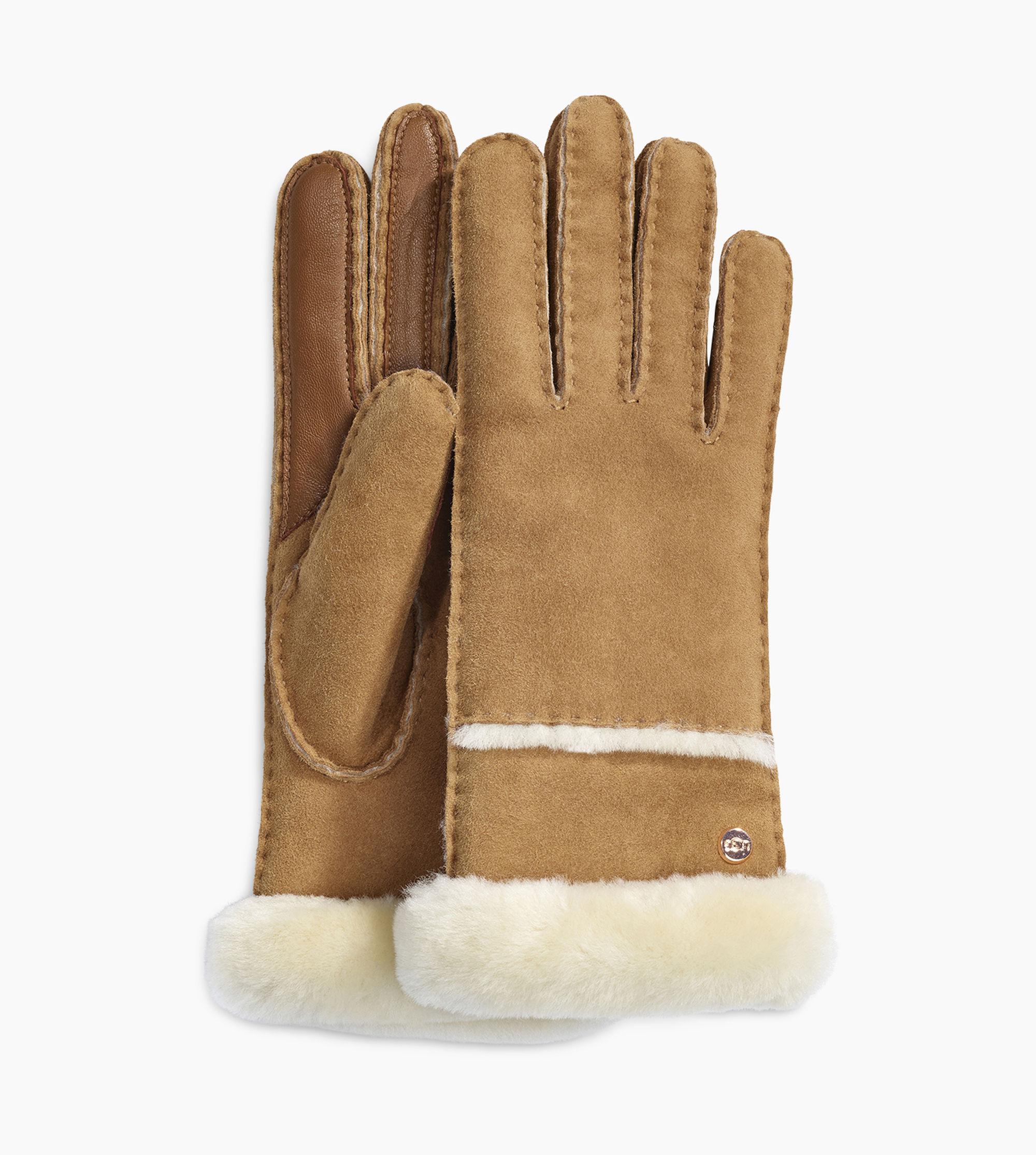 UGG Seamed Tech Glove Seamed Tech Glove in Brown Lyst