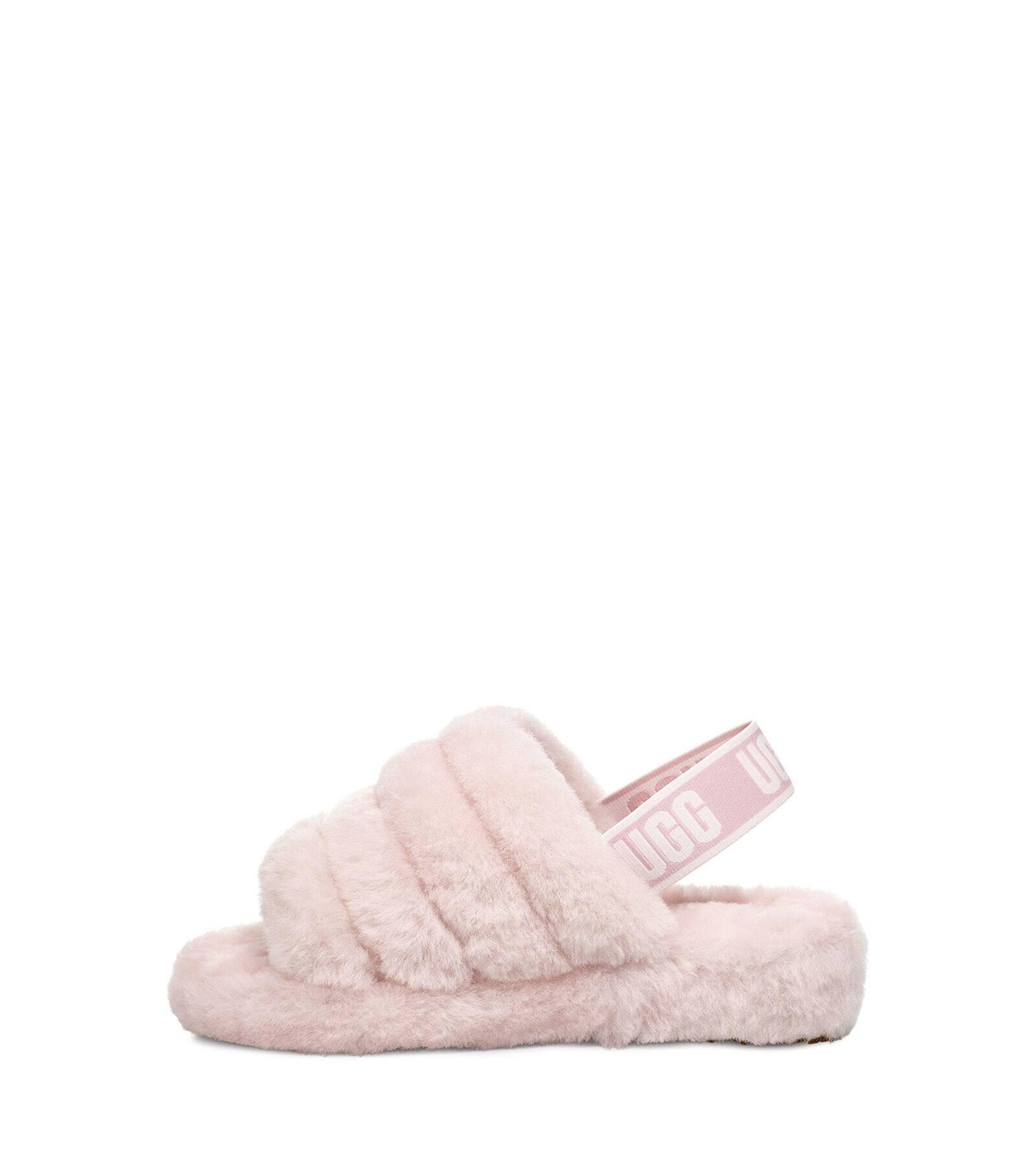 ugg slippers fluff yeah pink