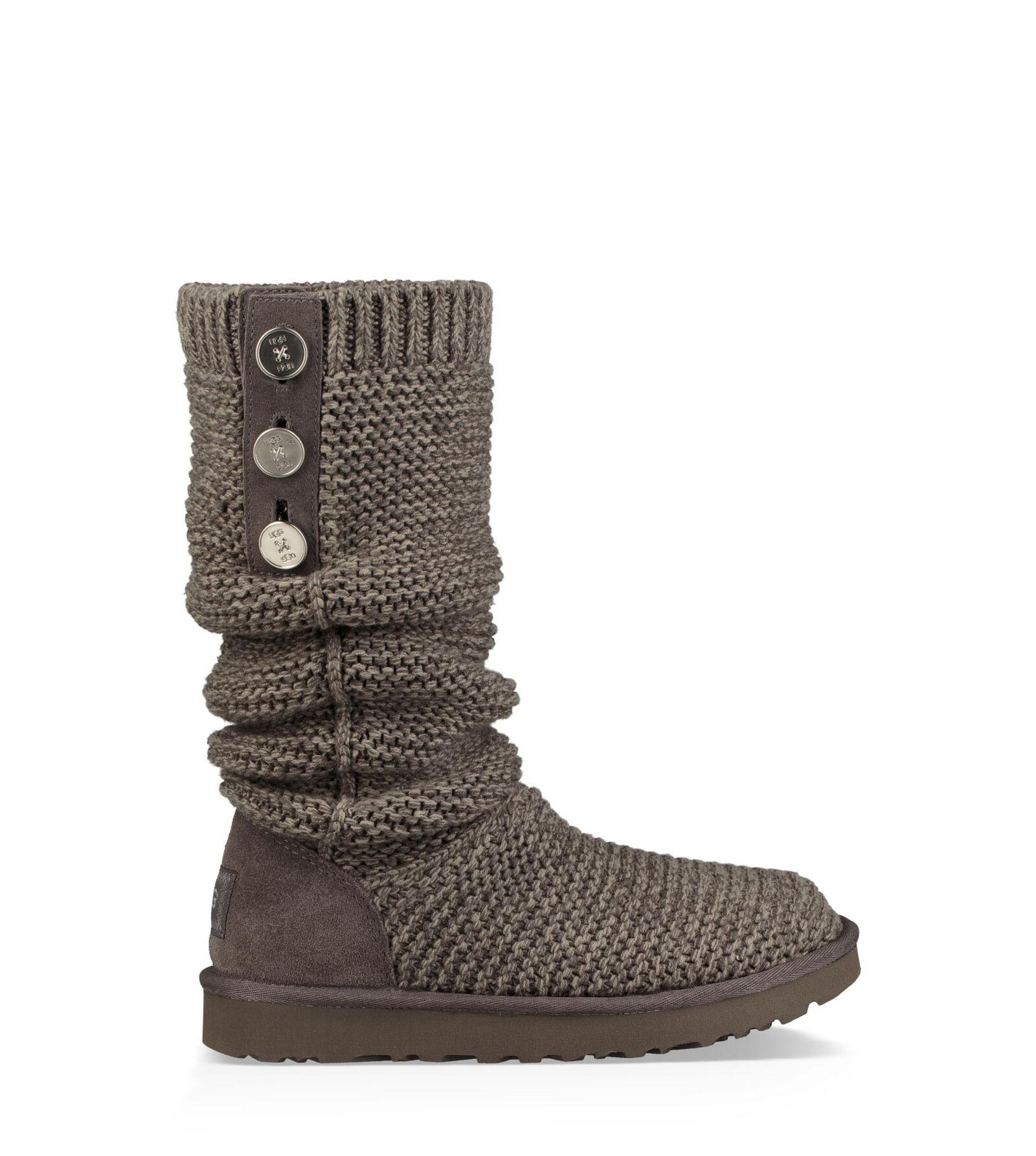 UGG Wool Purl Cardy Knit Boot Polyester | Lyst UK