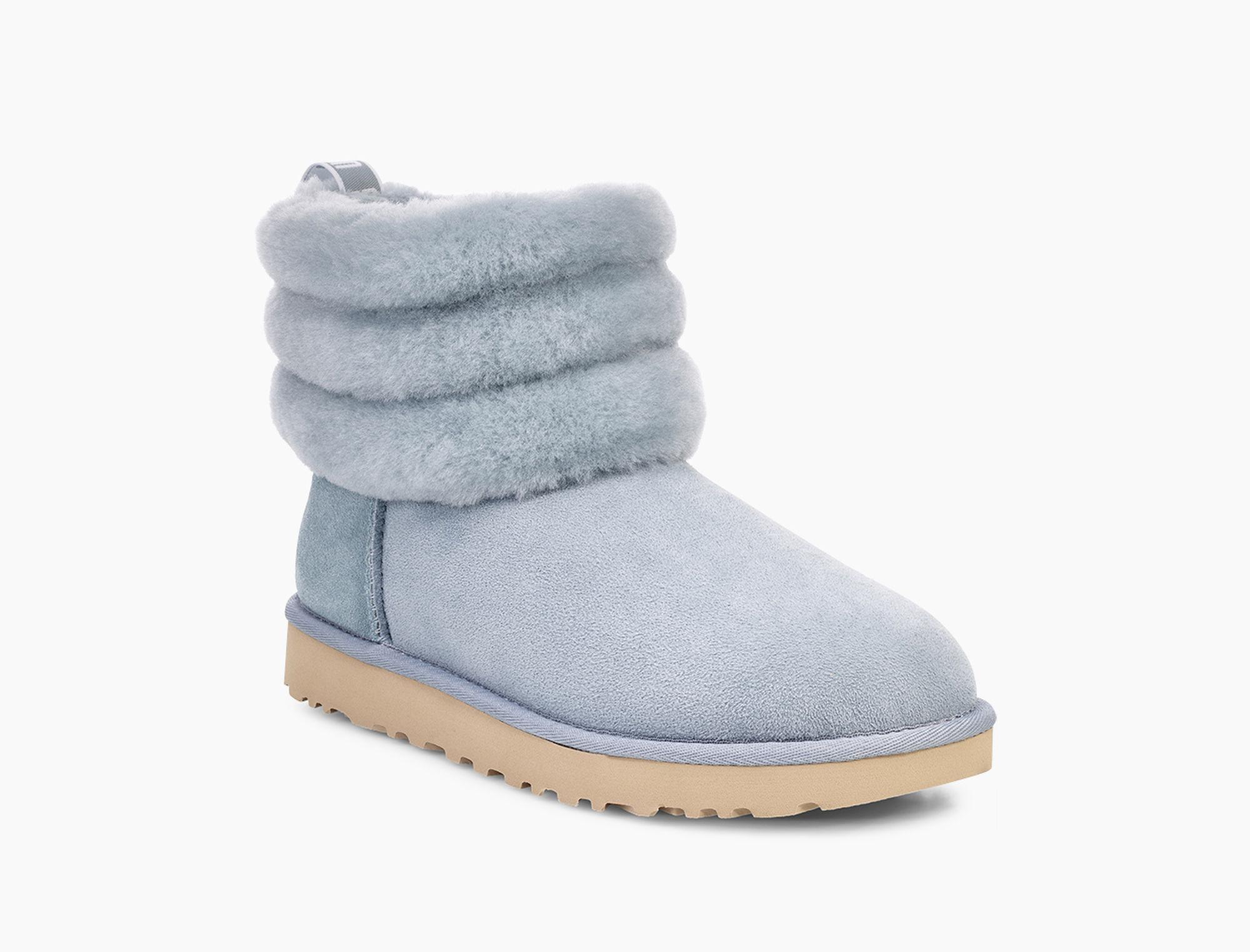 fluff quilted ugg boots