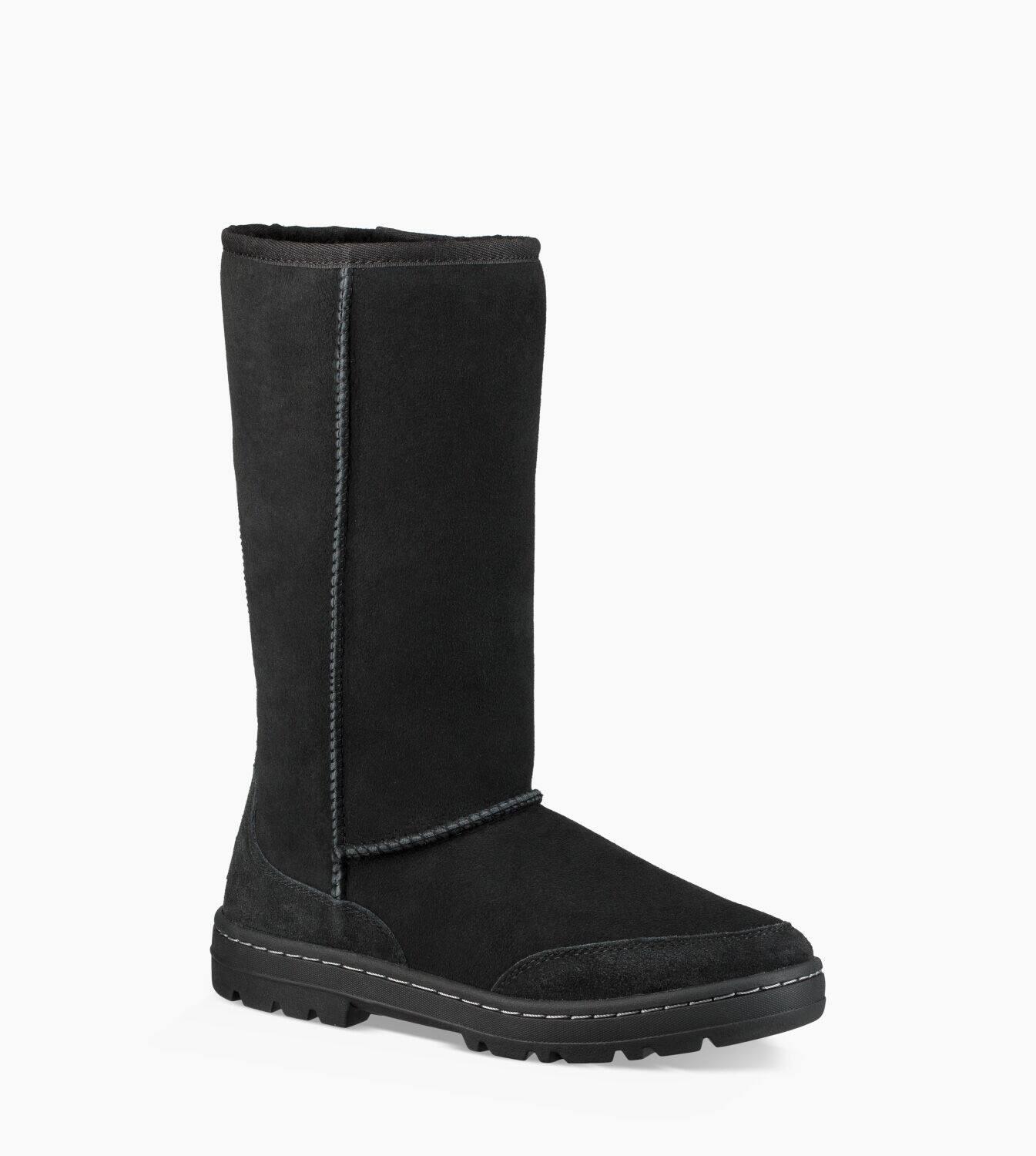 ugg ultra tall revival black