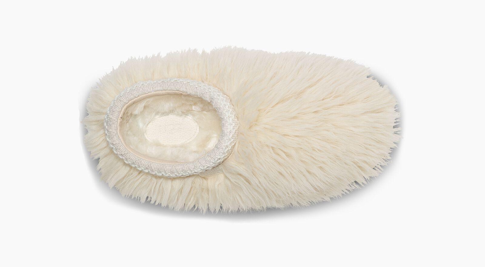 Ugg Women's Fluff Momma Sugar Tasman Faux Fur Clogs in White, Size 5