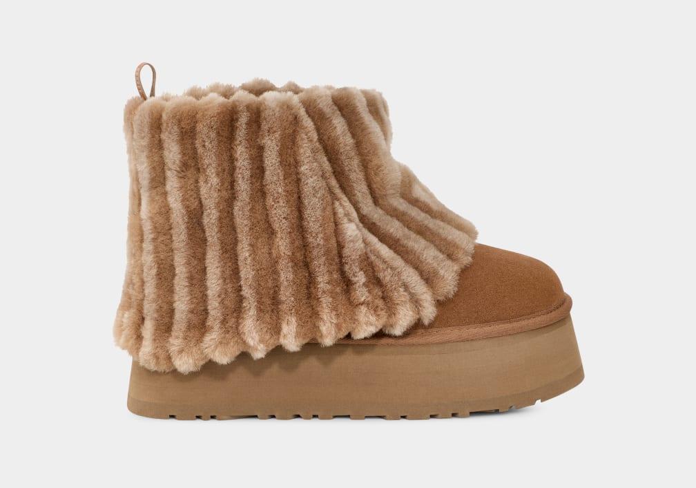UGG Women's Classic Mini Sherpa Corduroy Classic Mini Sherpa