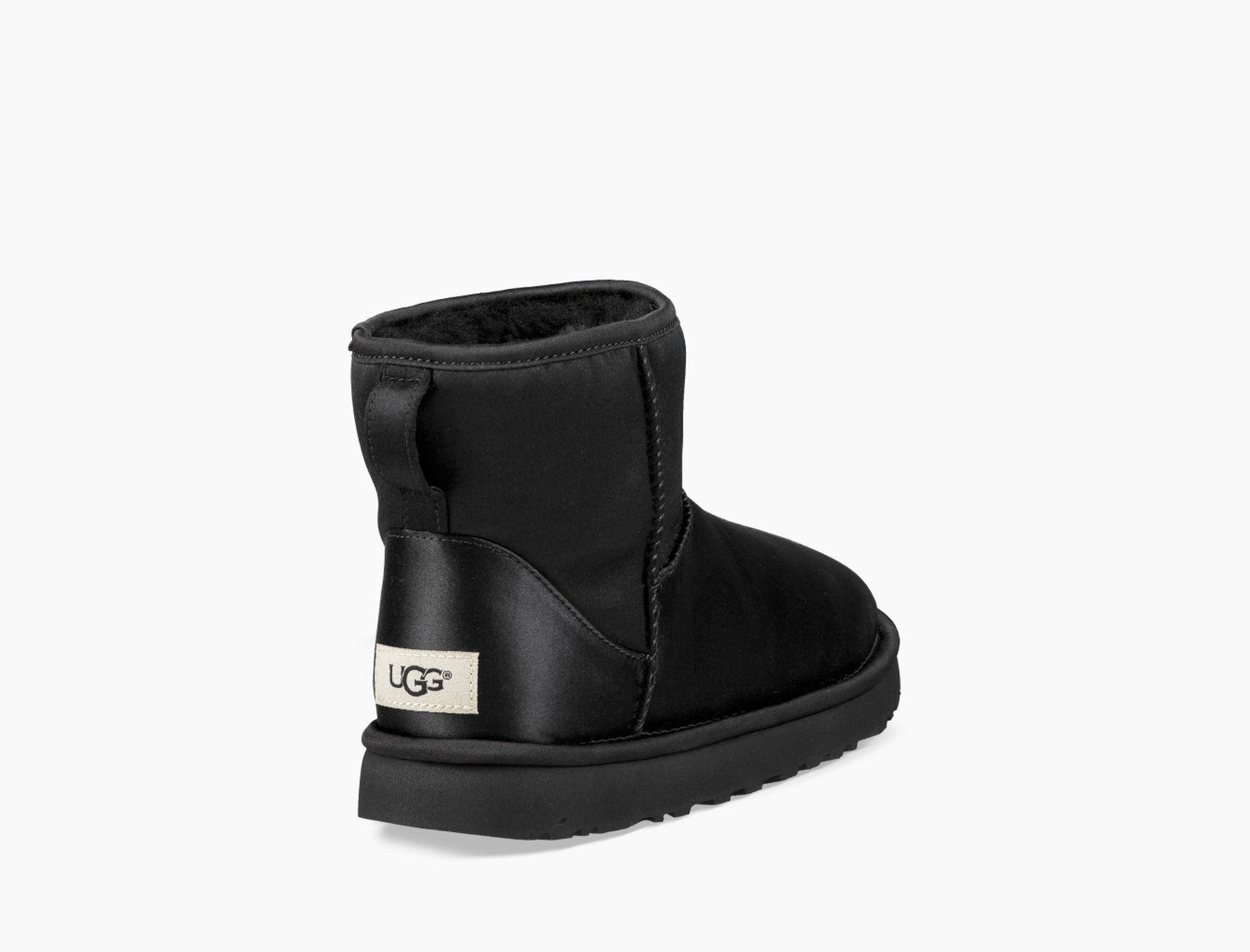 ugg classic mini quilted satin boot