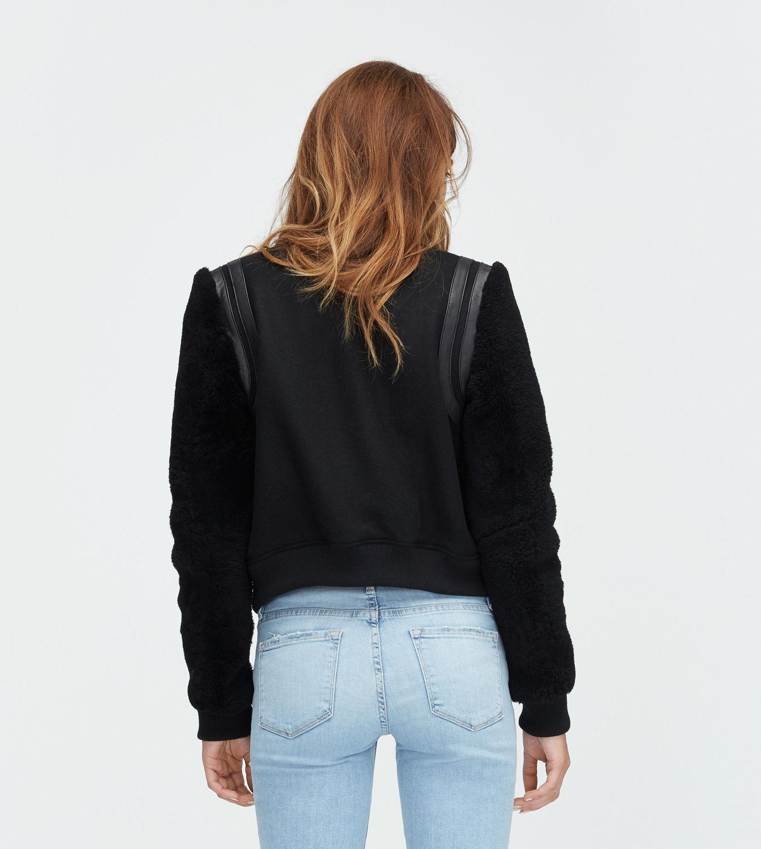 wool bomber womens