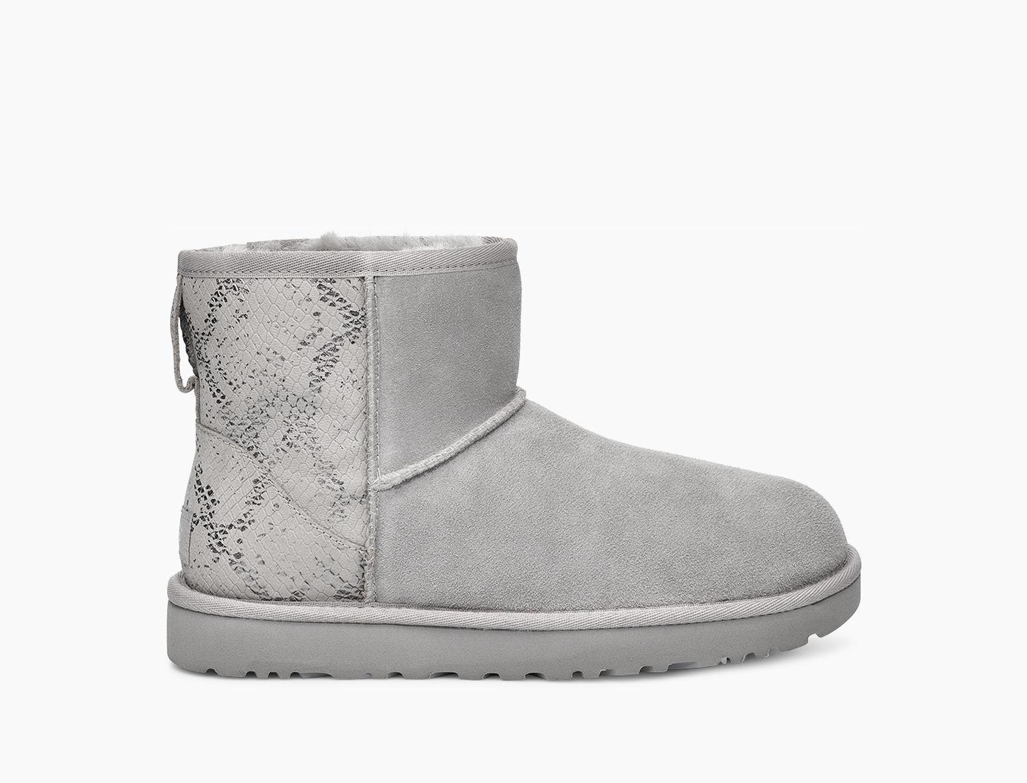 ugg metallic snake boot