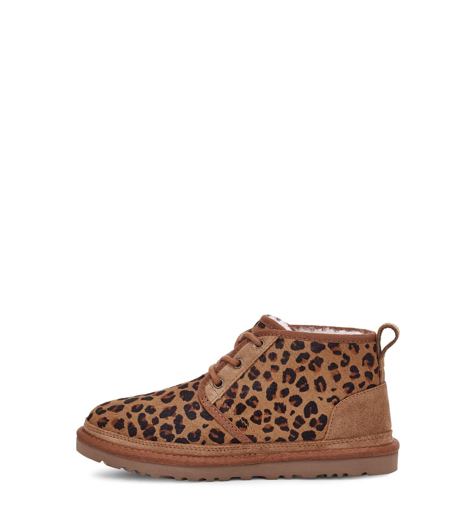 UGG Wool Neumel Leopard Boot in Natural | Lyst