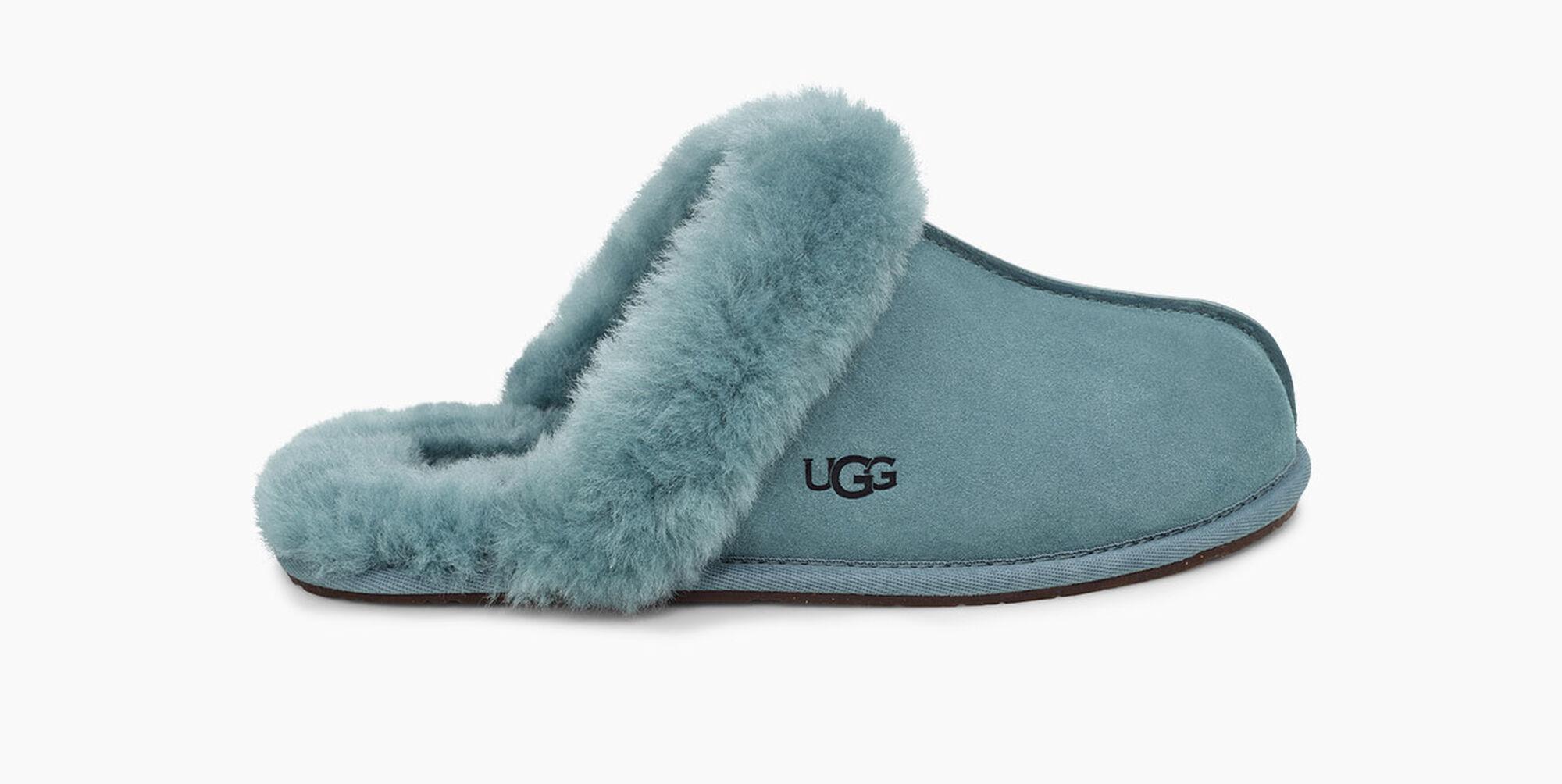 السبب كرتون شعار ugg teal slippers 