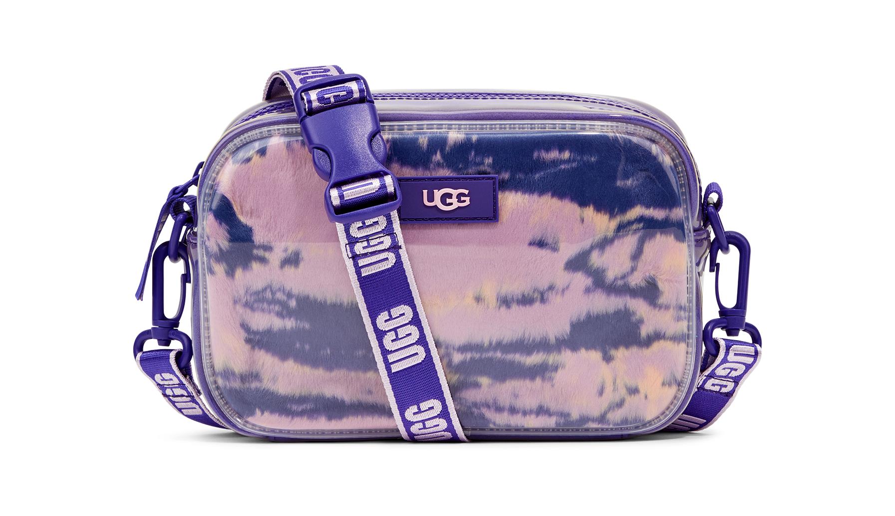 UGG Janey Ii Clear Faux Fur Bag in Purple | Lyst