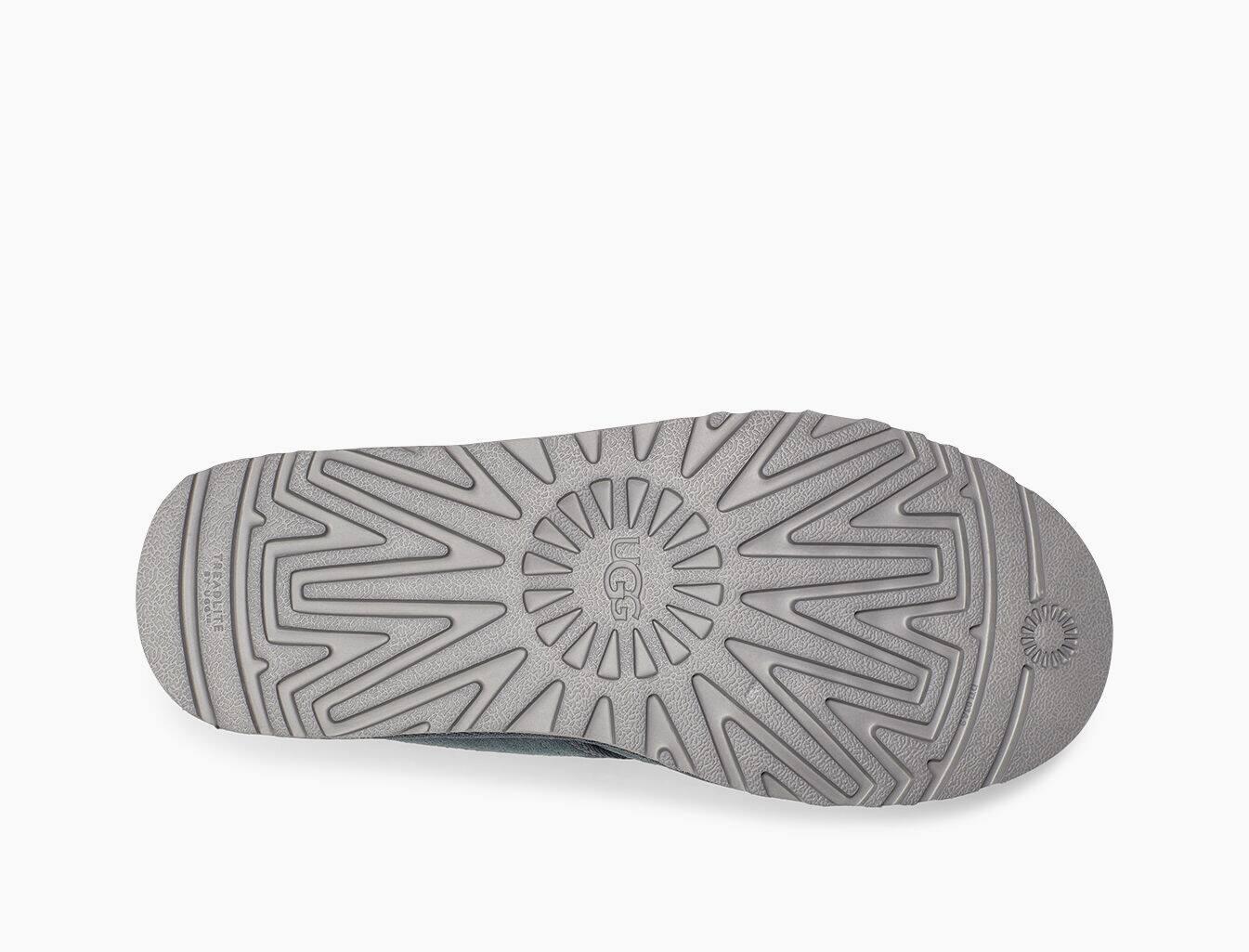 blue uggs with white bottom