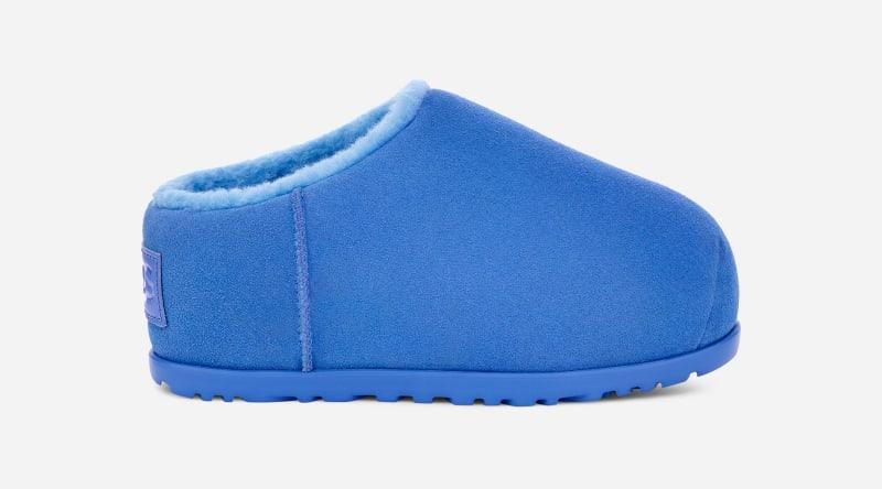 UGG W PUMPED SLIDE blue ムートンブーツ　青 UGG Pumped Slide in Blue | Lyst
