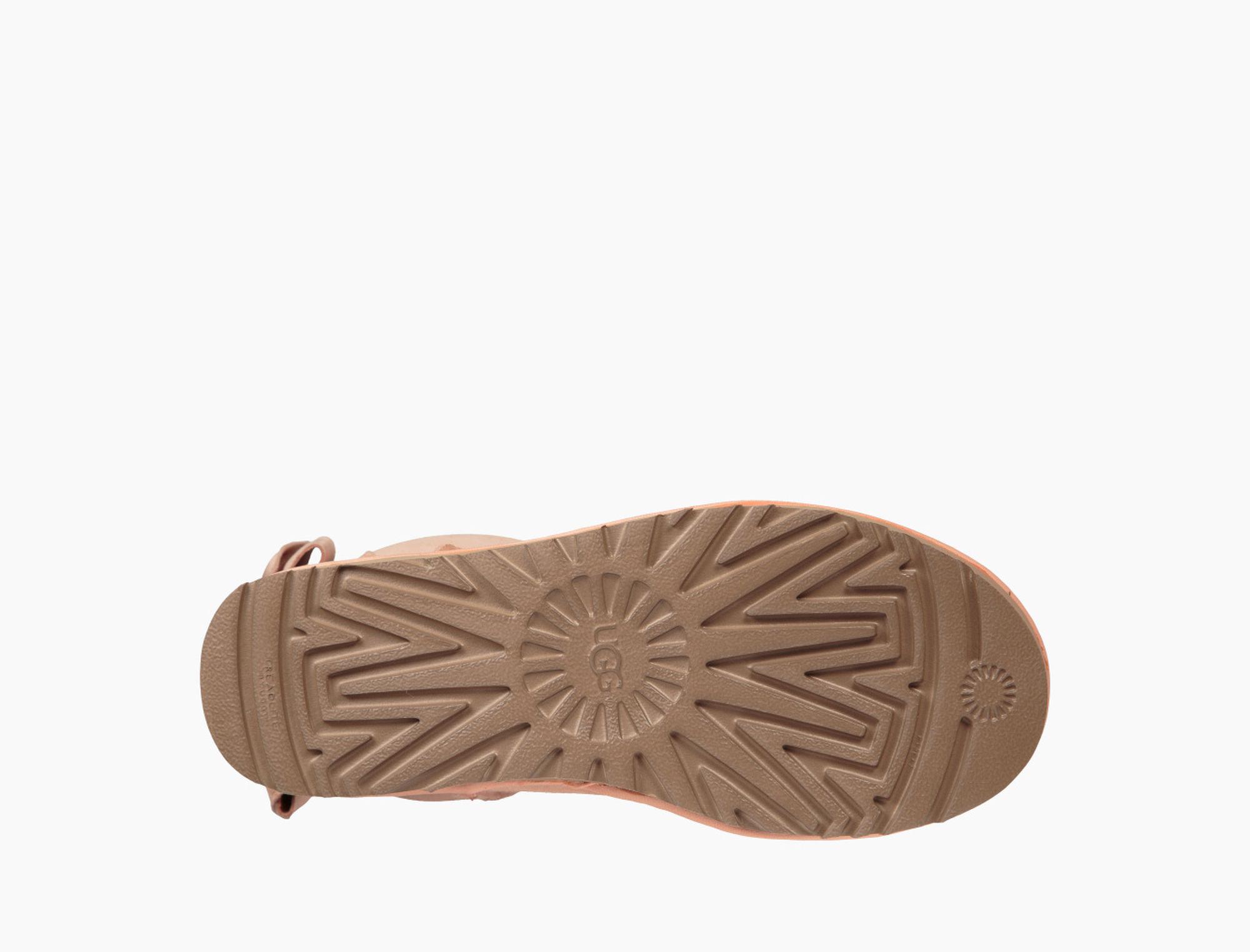 ugg satin bow mini classic boot