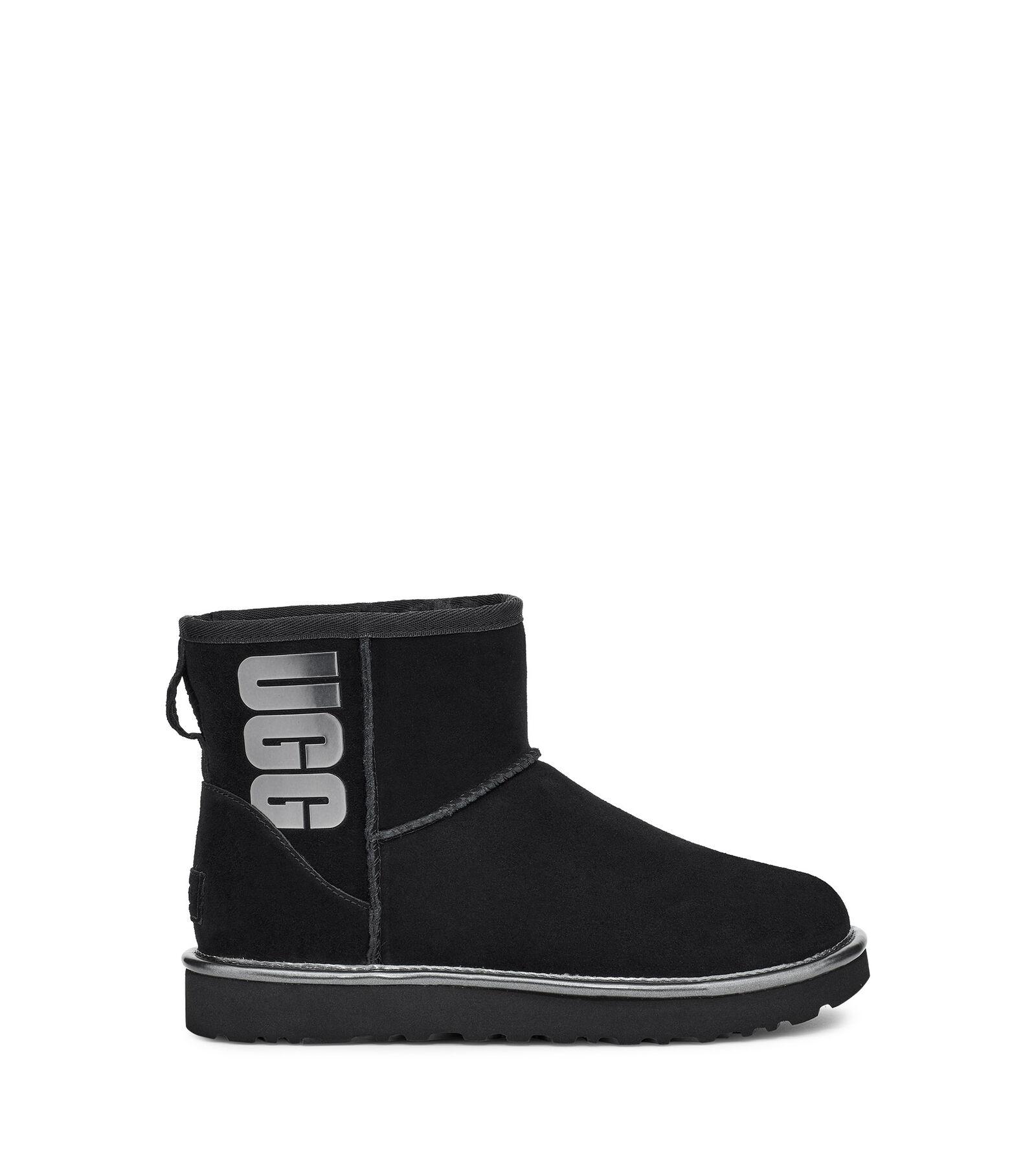black metallic uggs