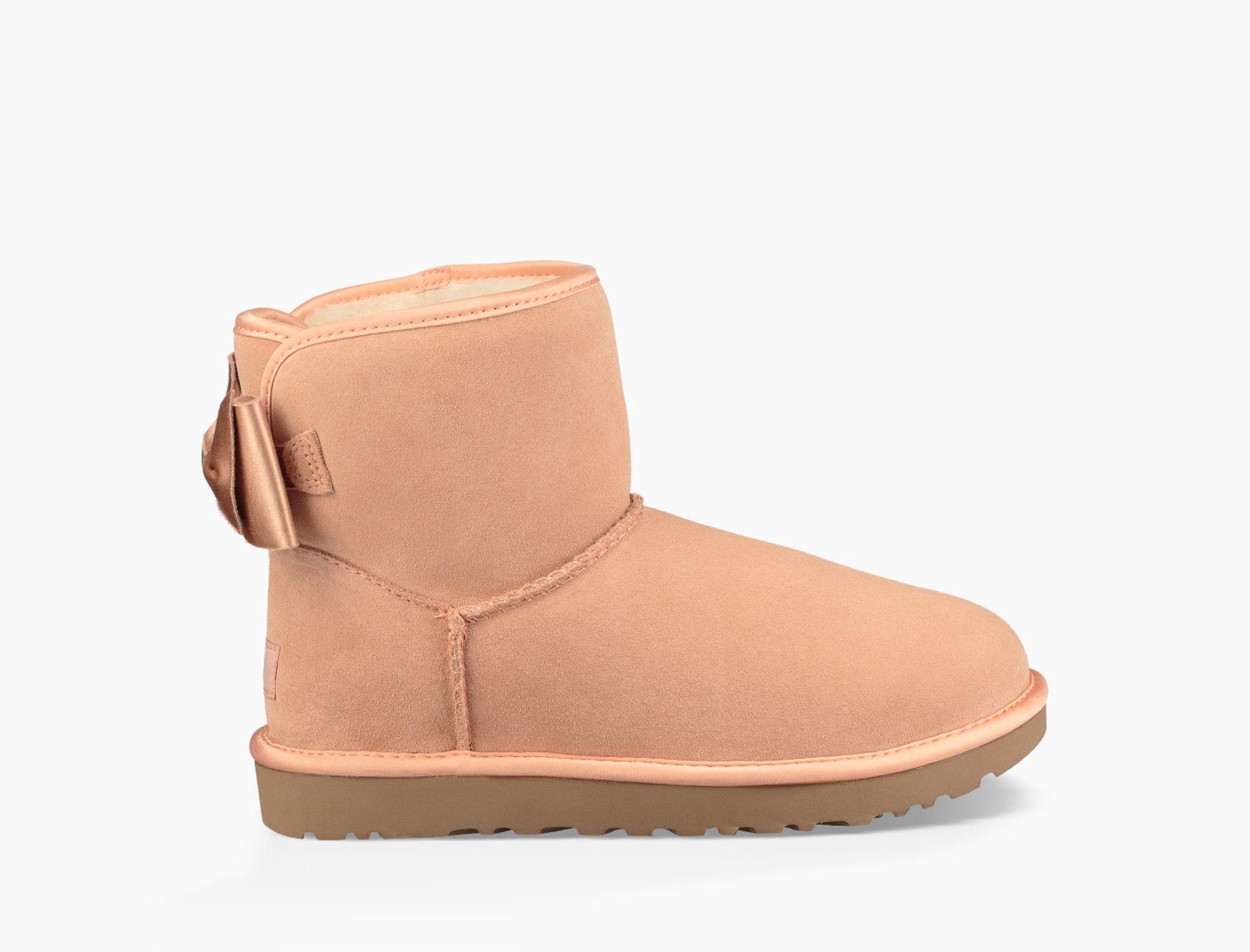 uggs with satin bow