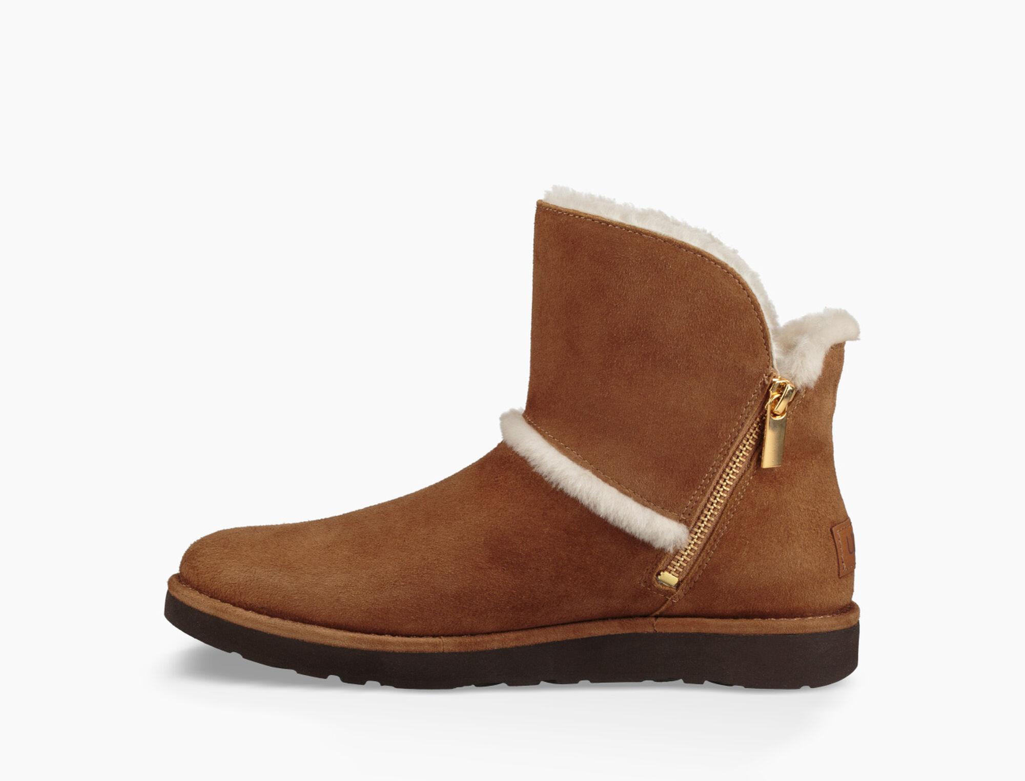 luxe spill seam mini boot