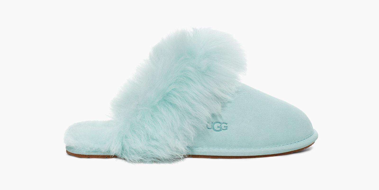 ugg light blue slippers