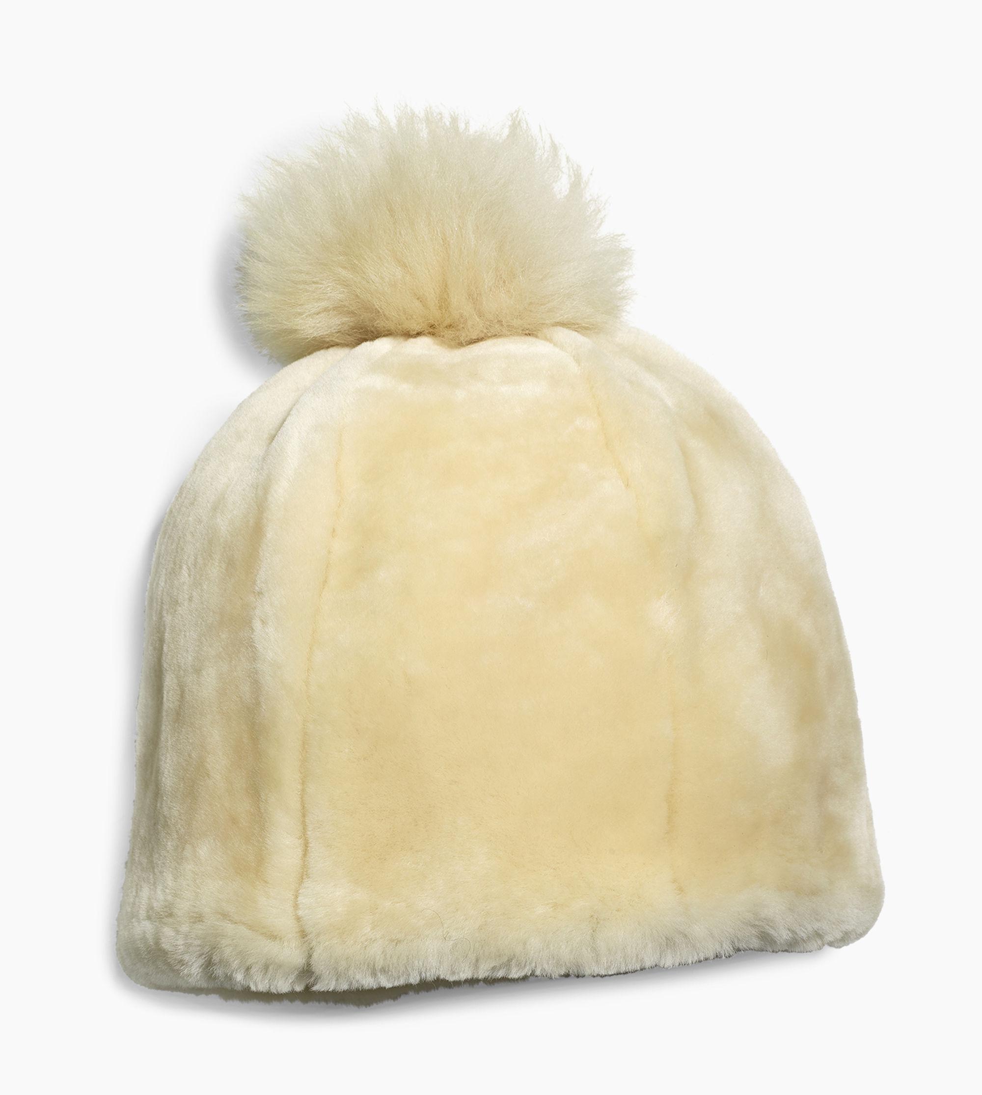 ugg solid sheepskin beanie