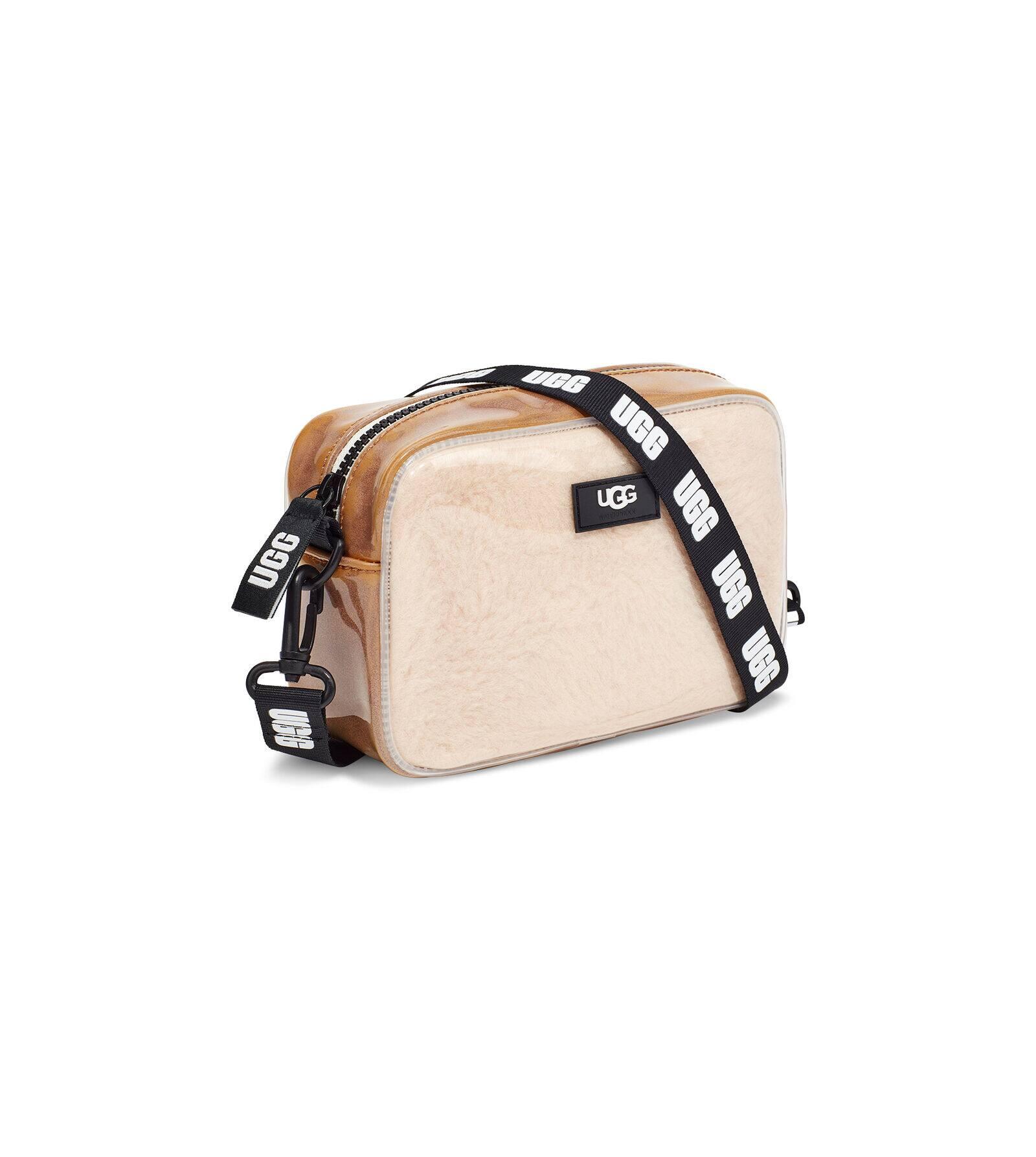 janey ii clear sheepskin bag