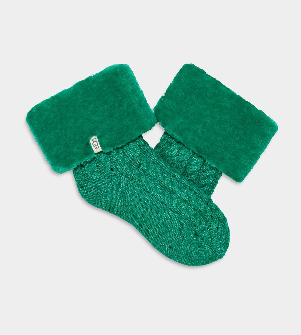 UGG Damen Lita Socken mit Fleecefutter Lita Socken mit Fleecefutter in Grün  | Lyst DE