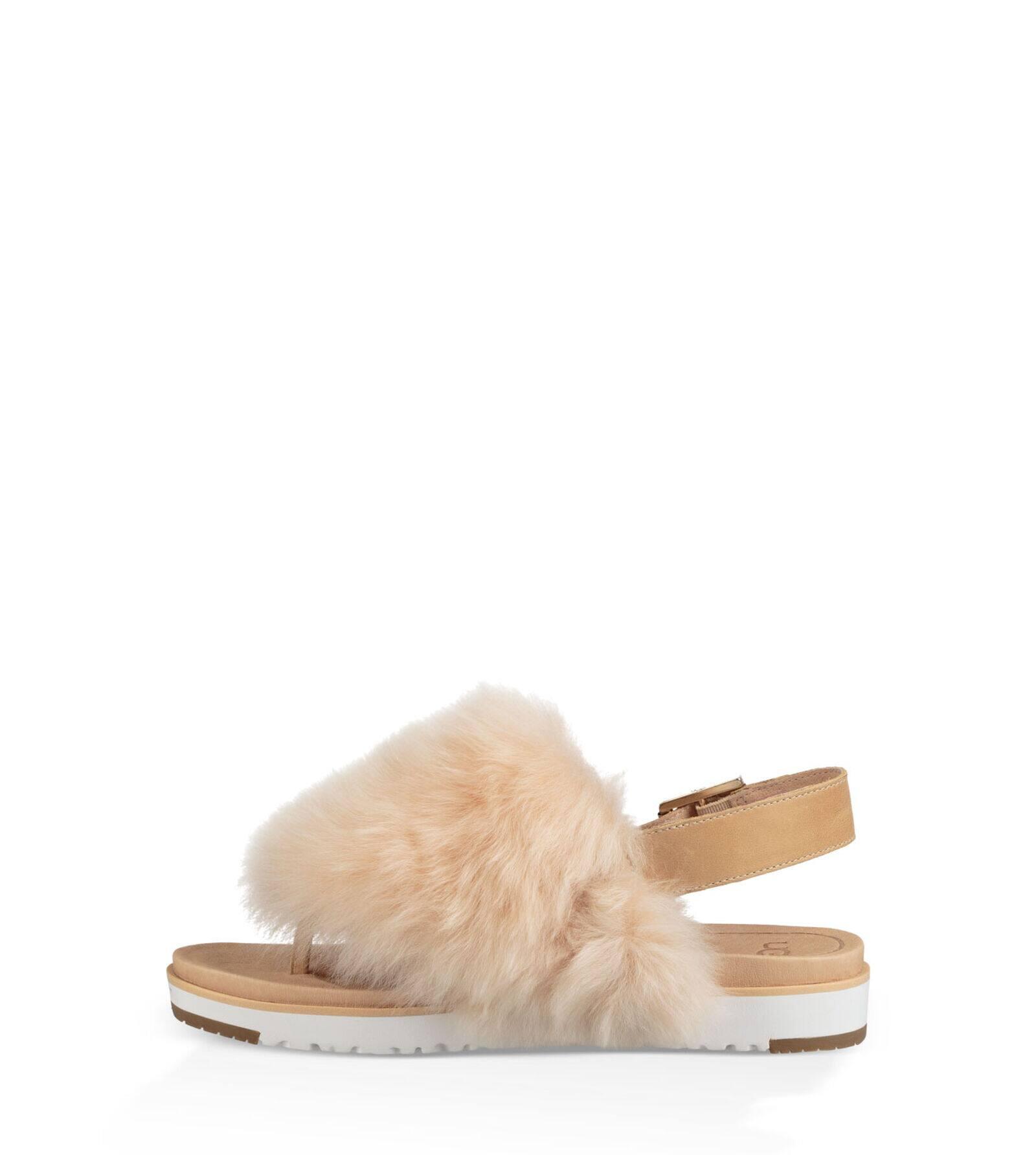 ugg holly fur slingback