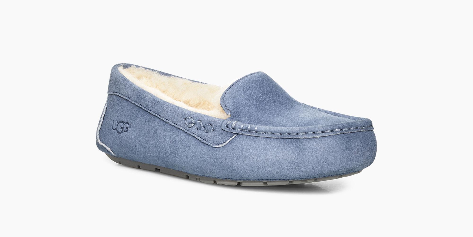ugg slippers in blue