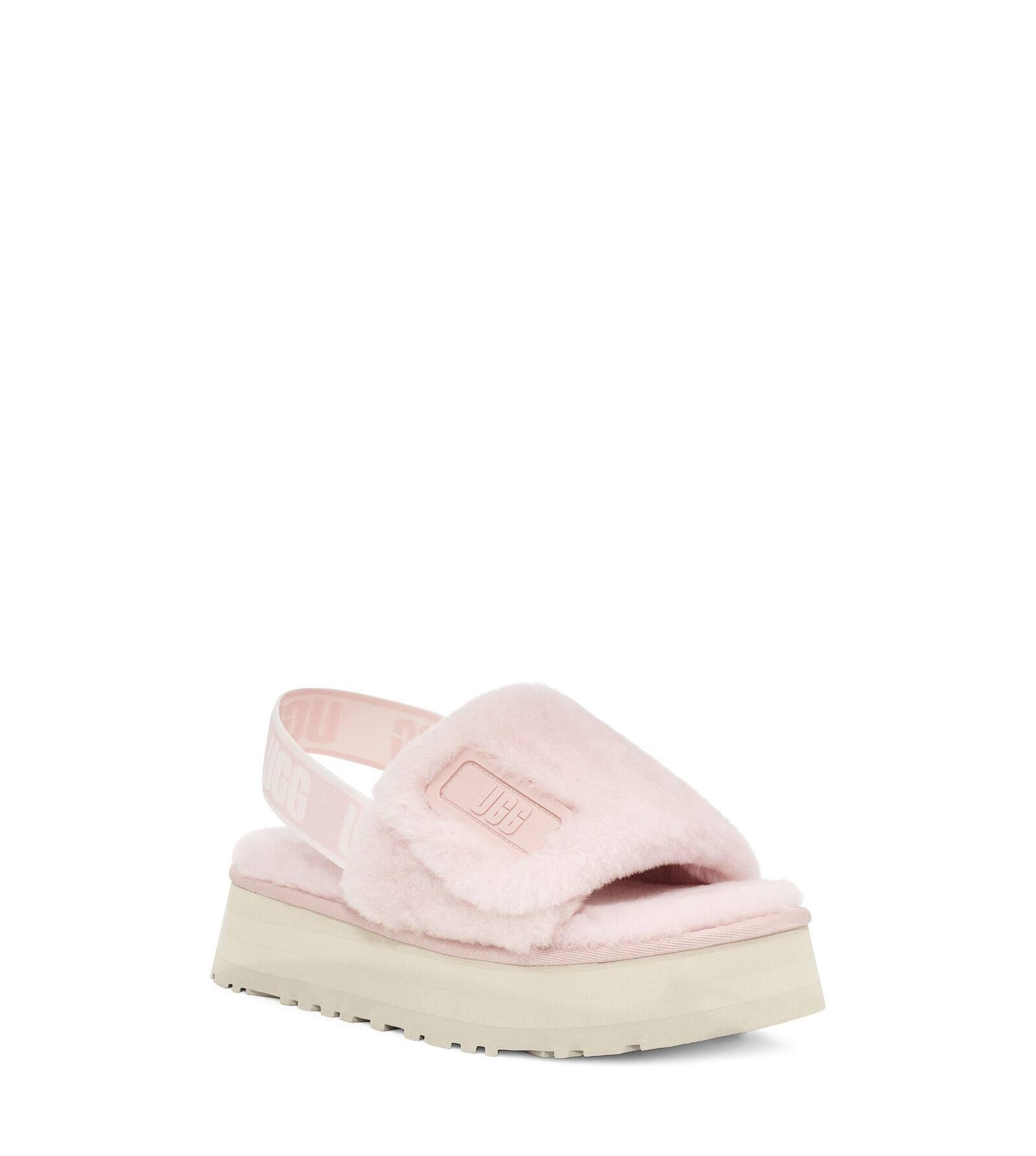 hot pink ugg slides