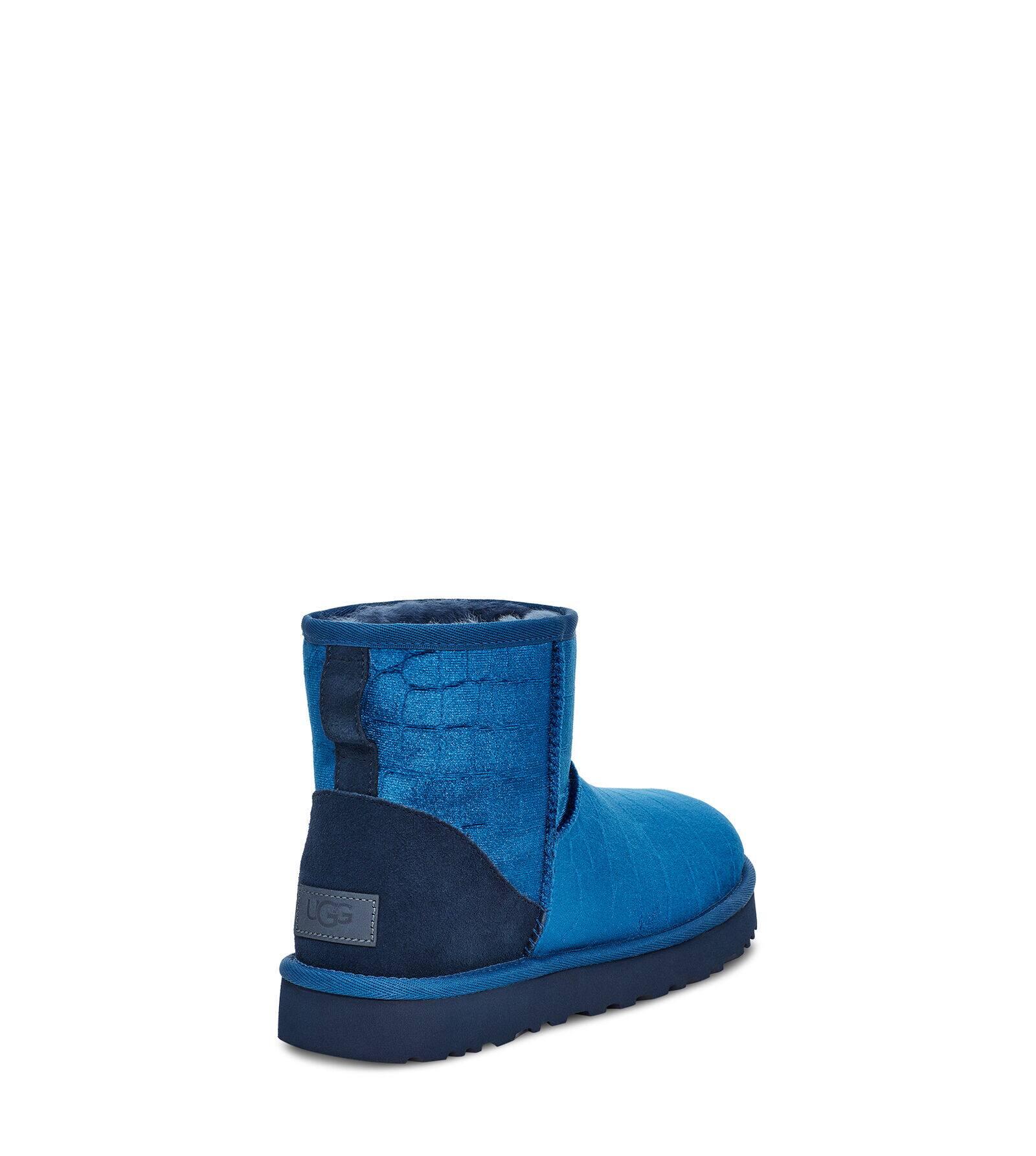 navy blue mini ugg boots