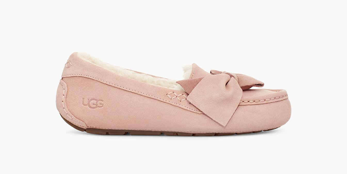 UGG Wool Ansley Two-tone Bow in Pink - Lyst