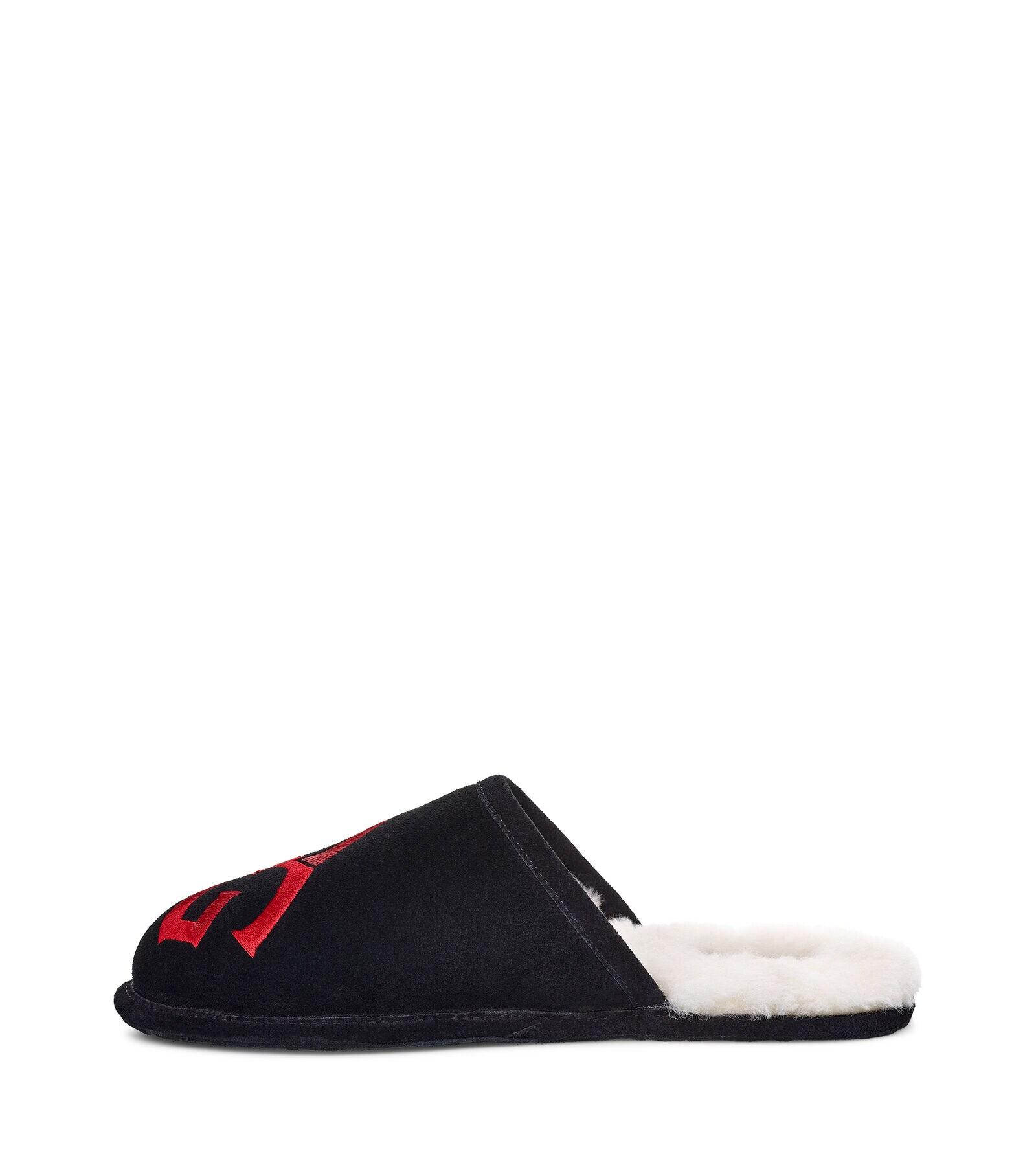 ugg slippers red and black