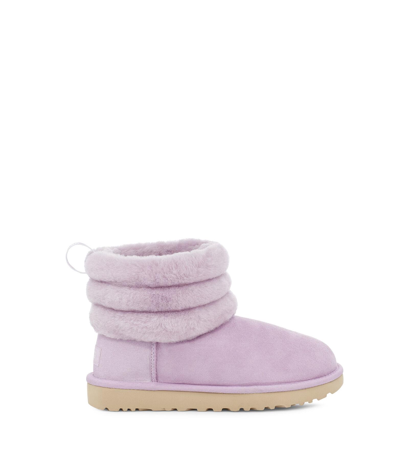 classic mini fluffy quilted ugg boot