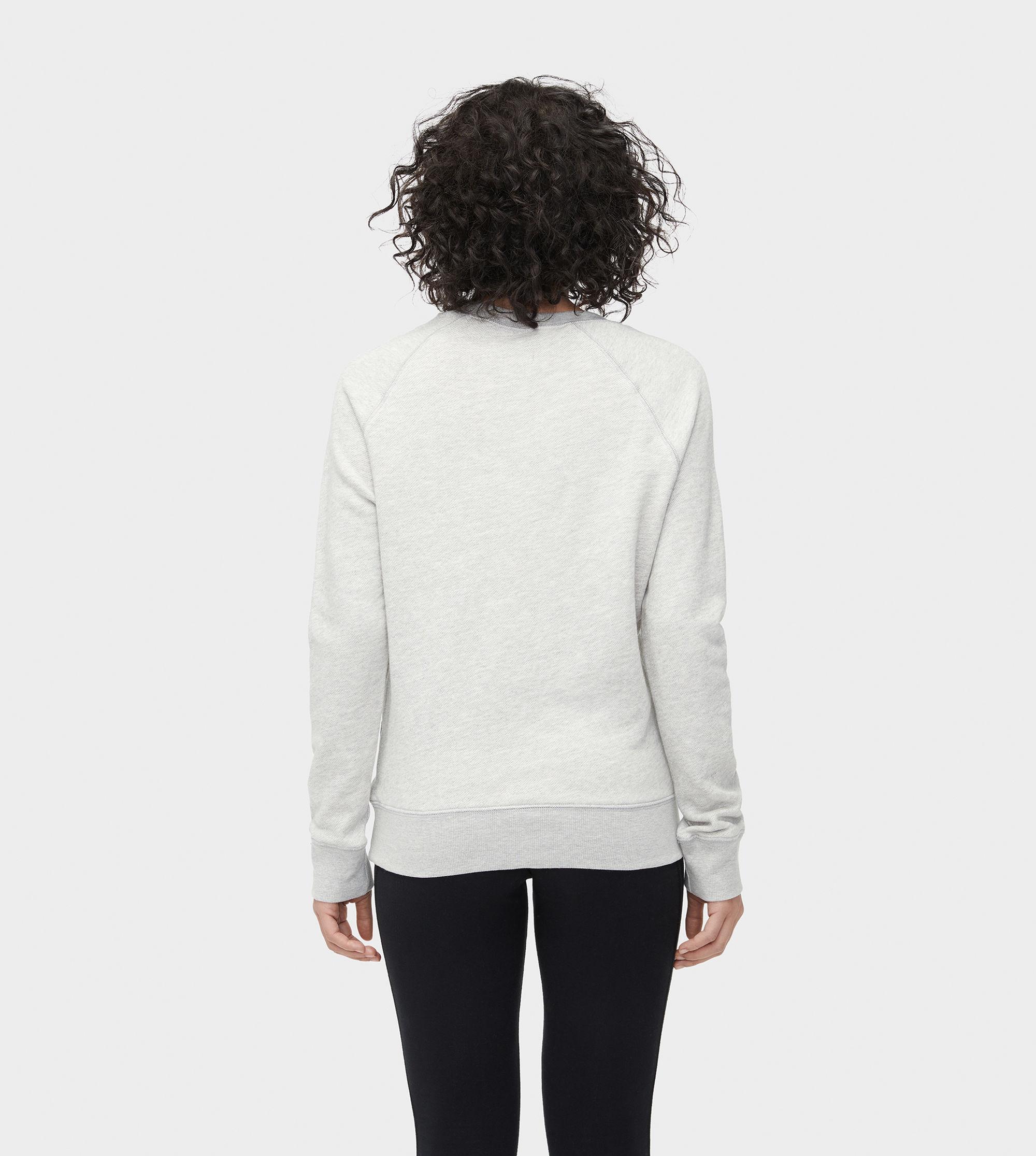 ugg fuzzy logo sweatshirt