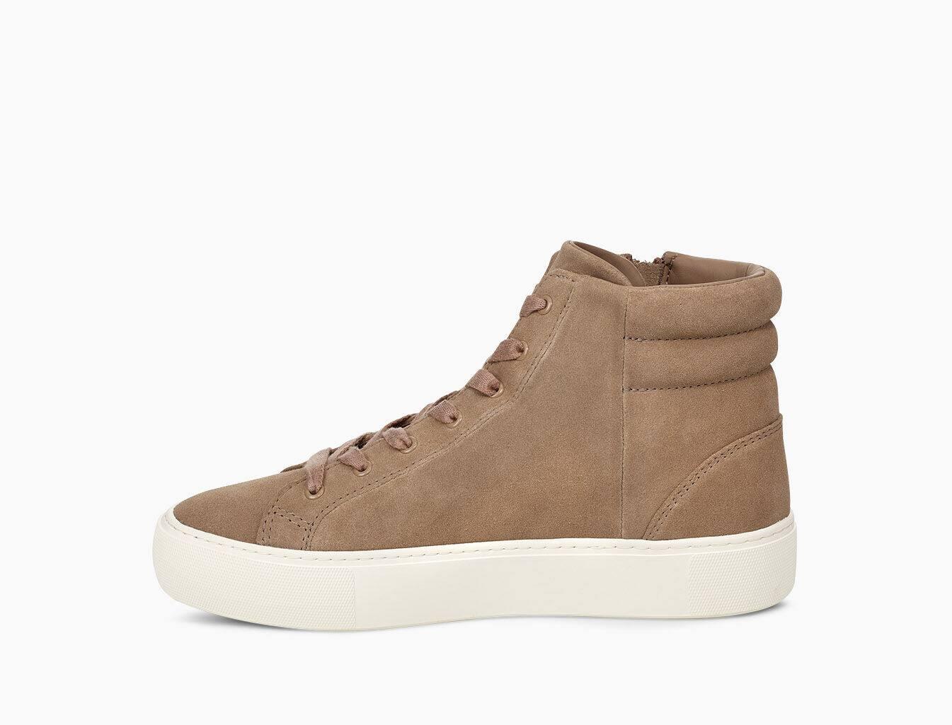 UGG Olli Leather High-top Sneakers in Brown - Save 54% - Lyst