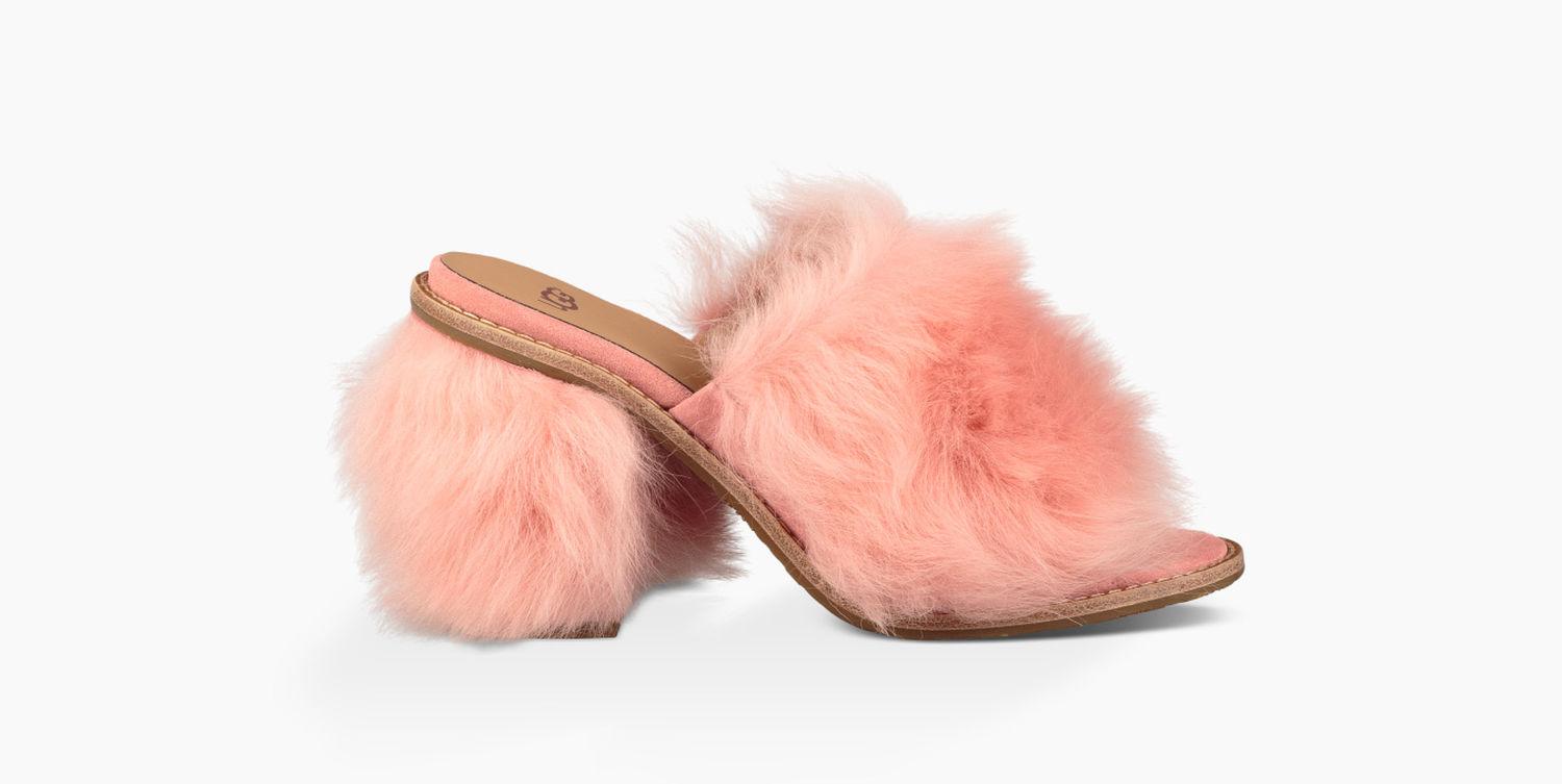 ugg fur heels