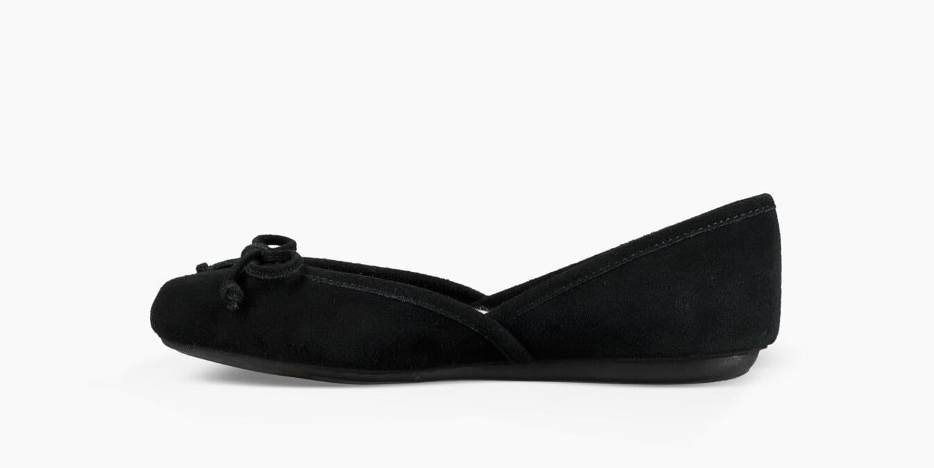 UGG Lena Flat in Black | Lyst