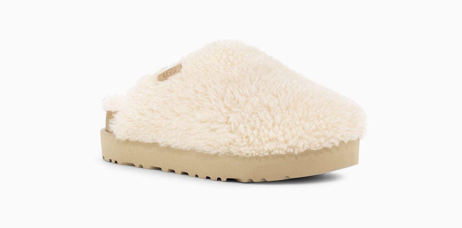 UGG Fuzz Sugar Slide in Natural | Lyst