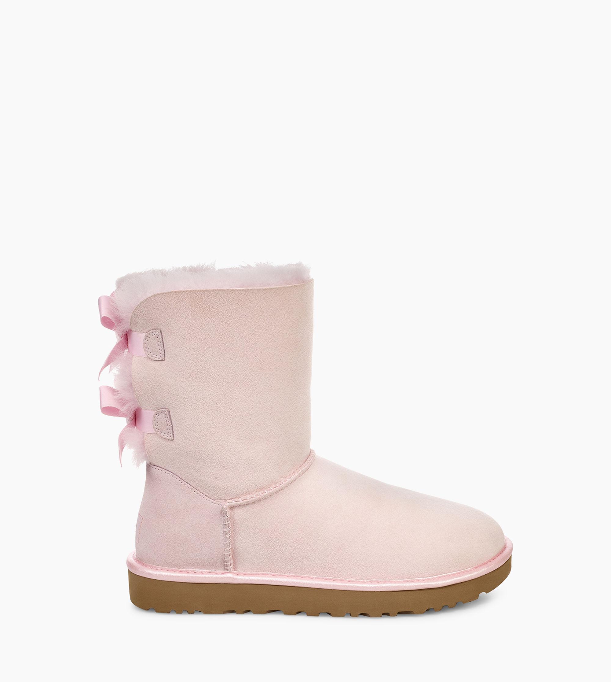 Ugg Mini Bailey Bow Metallic Rosa Online Sale, UP TO 68% OFF