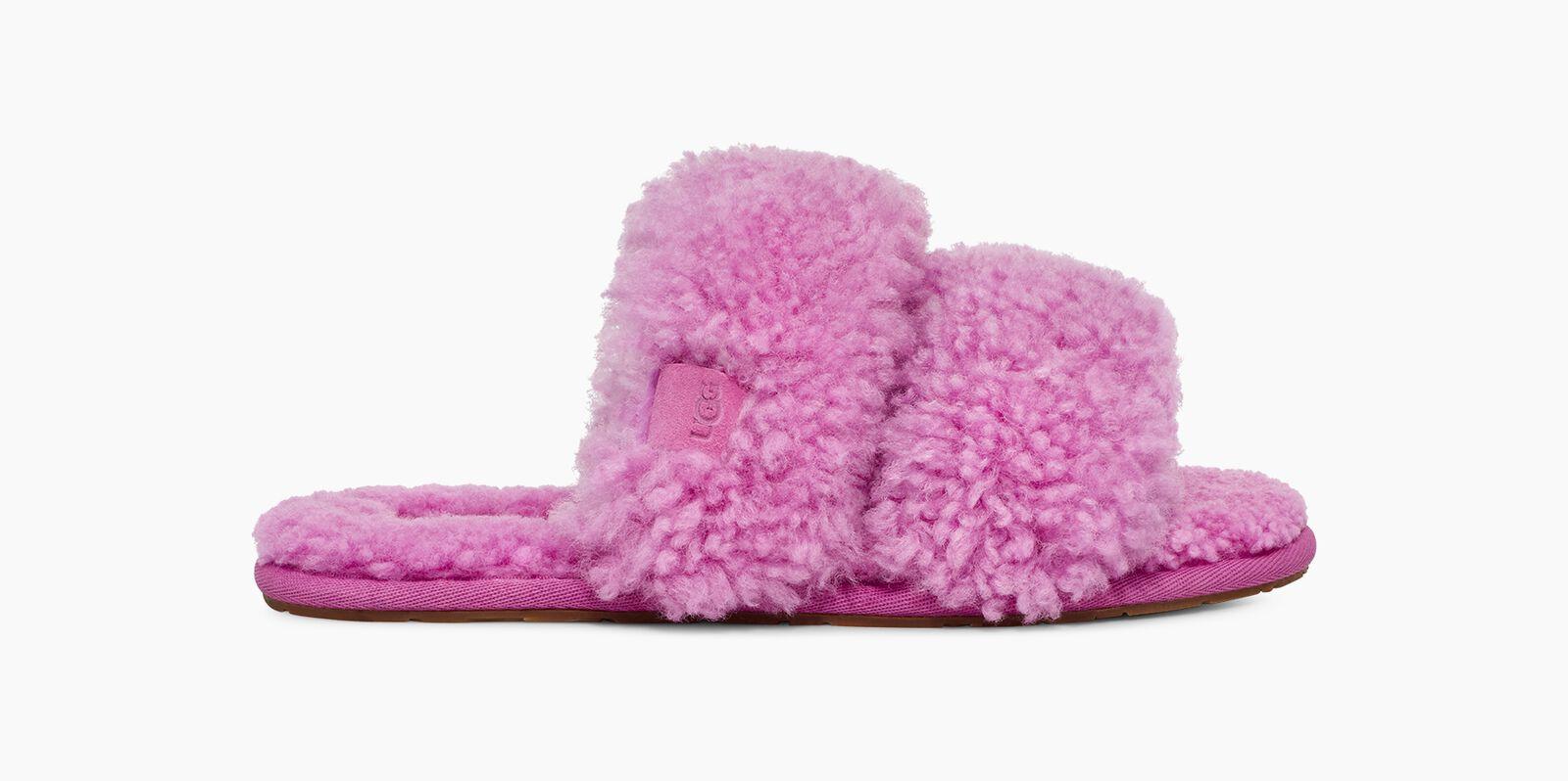 UGG Maxi Curly Scuffetta Slipper in Purple Lyst UK