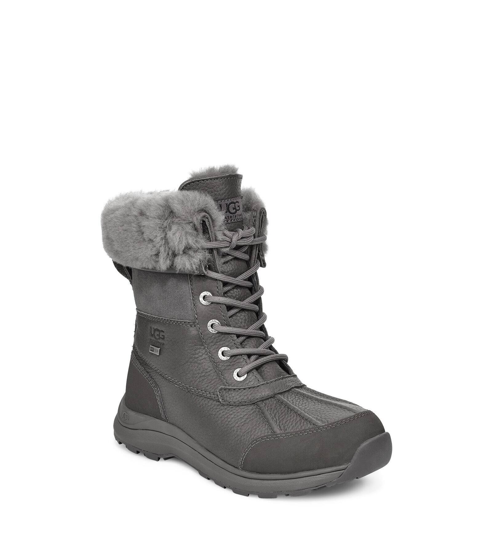 UGG Adirondack Iii Boot Leather in Gray | Lyst