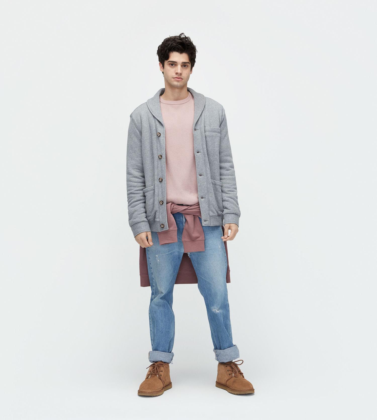 sherpa cardigan mens