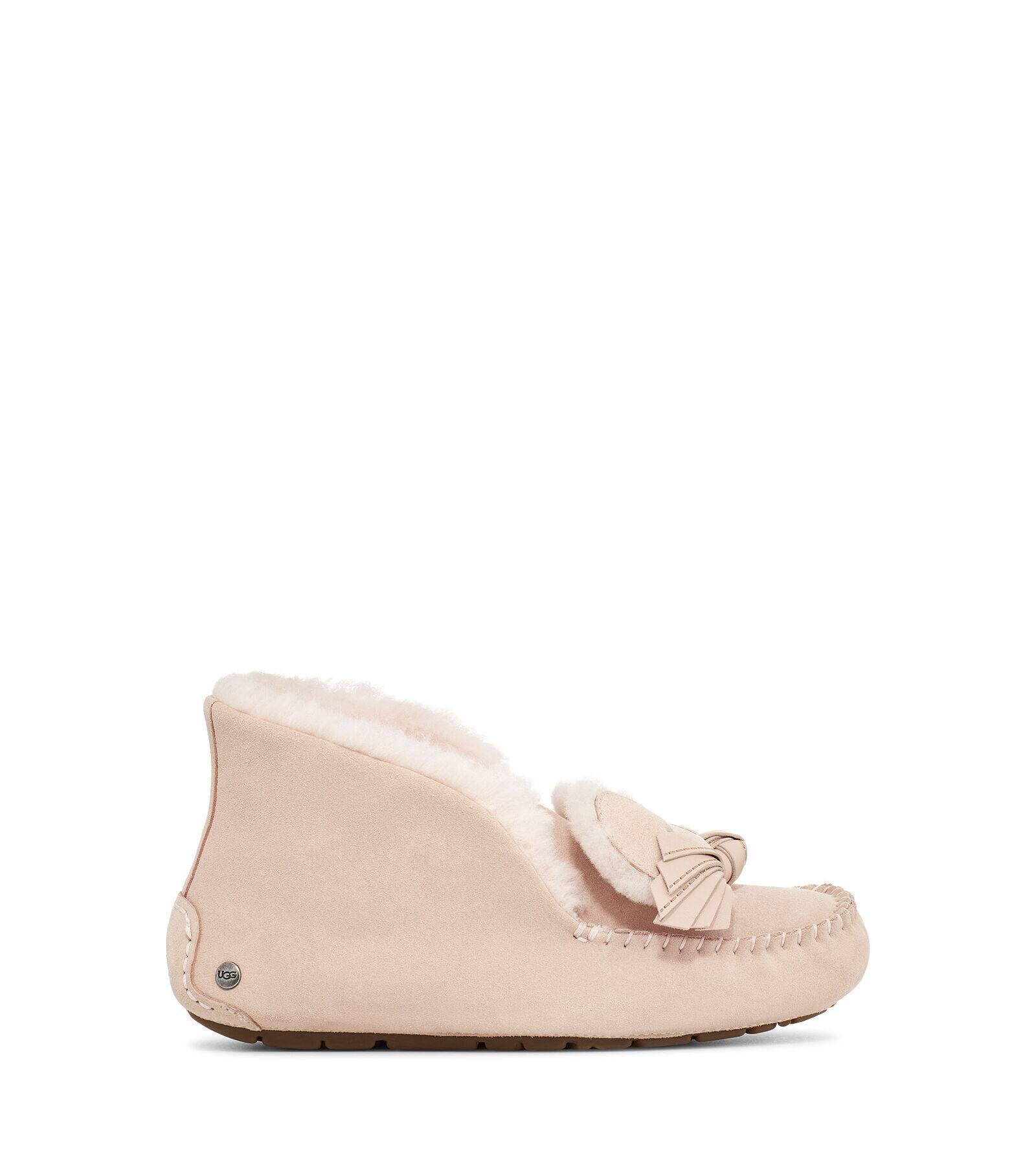 ugg women's alena suede and wool slipper moccasin