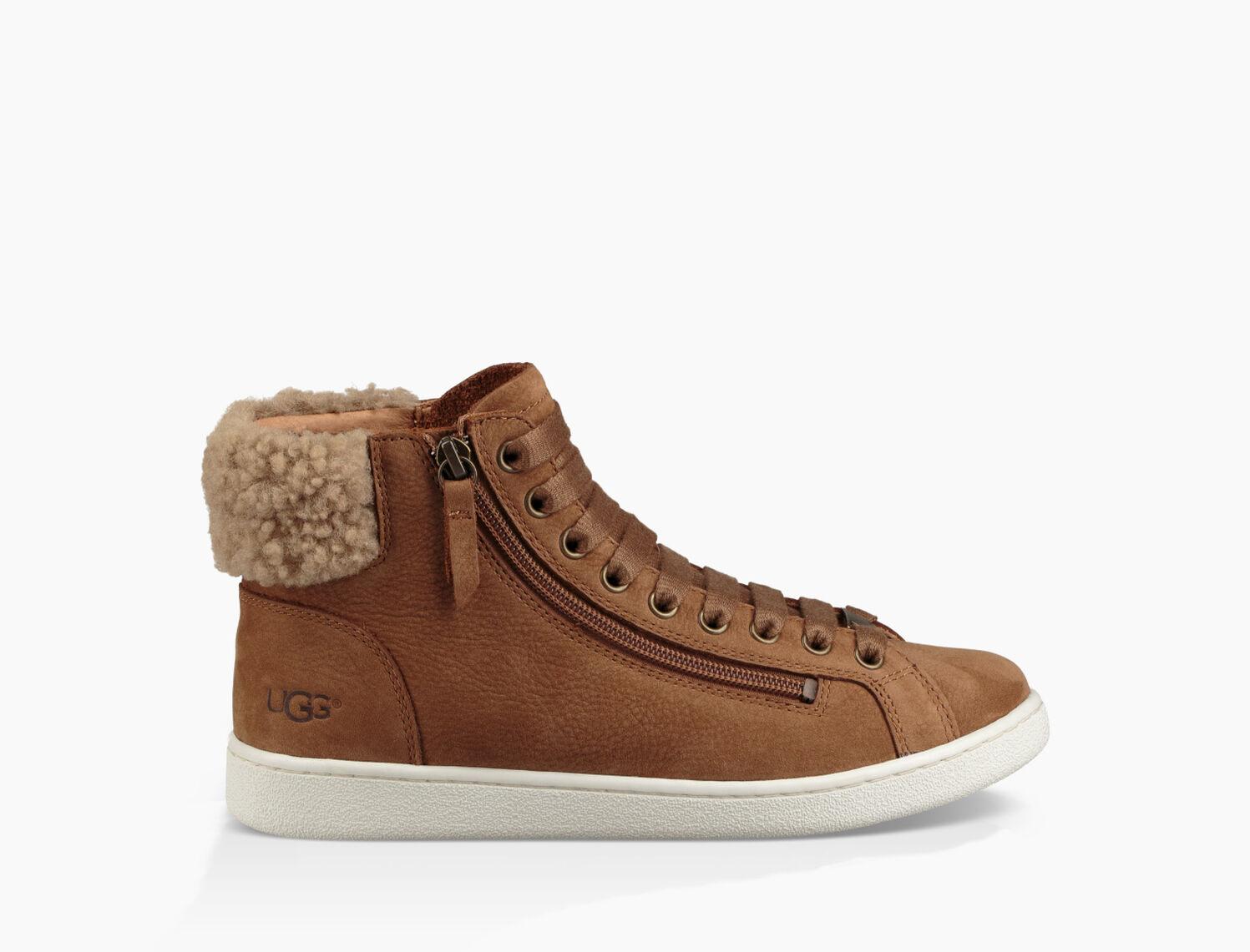 UGG Olive Leather in Brown | Lyst UK
