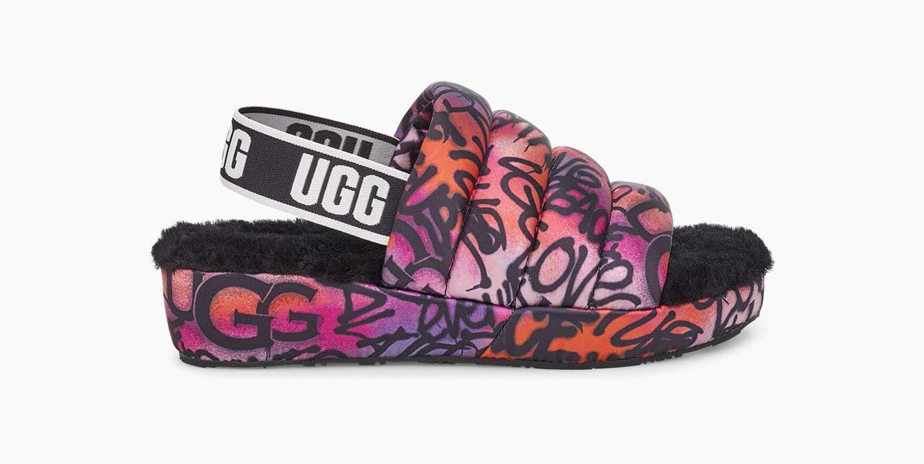 graffiti ugg slippers