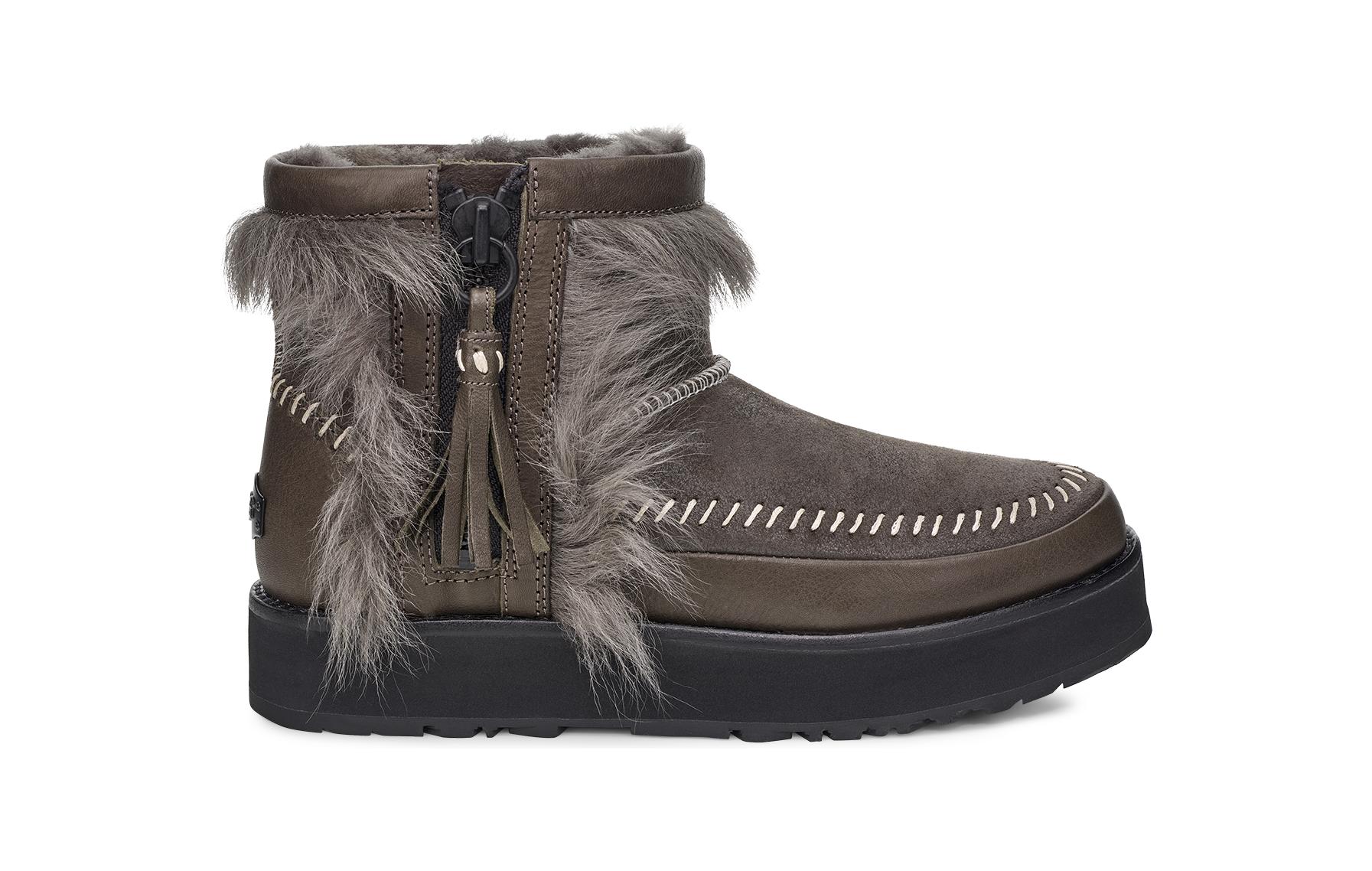 Ugg fluff genuine shearling punk boot Clearance