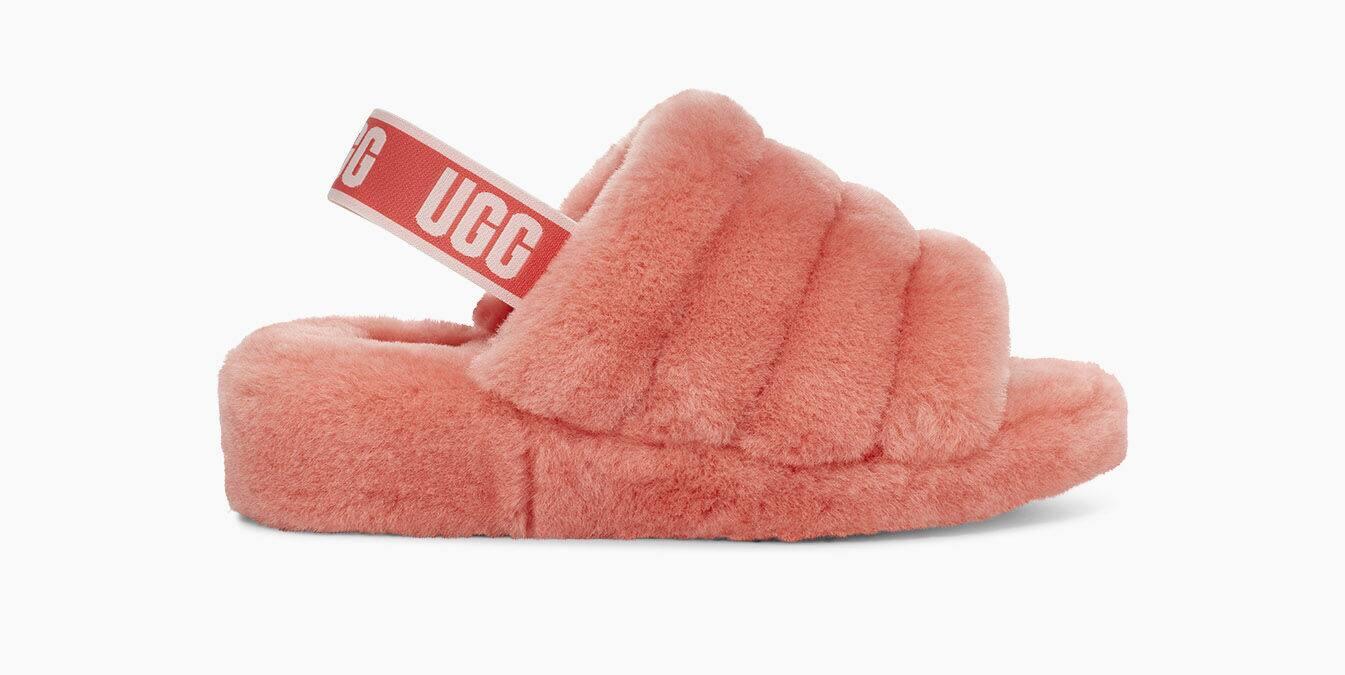 UGG Toddler Girls Fluff Yeah Slide Pink Multi - Continental Shoes