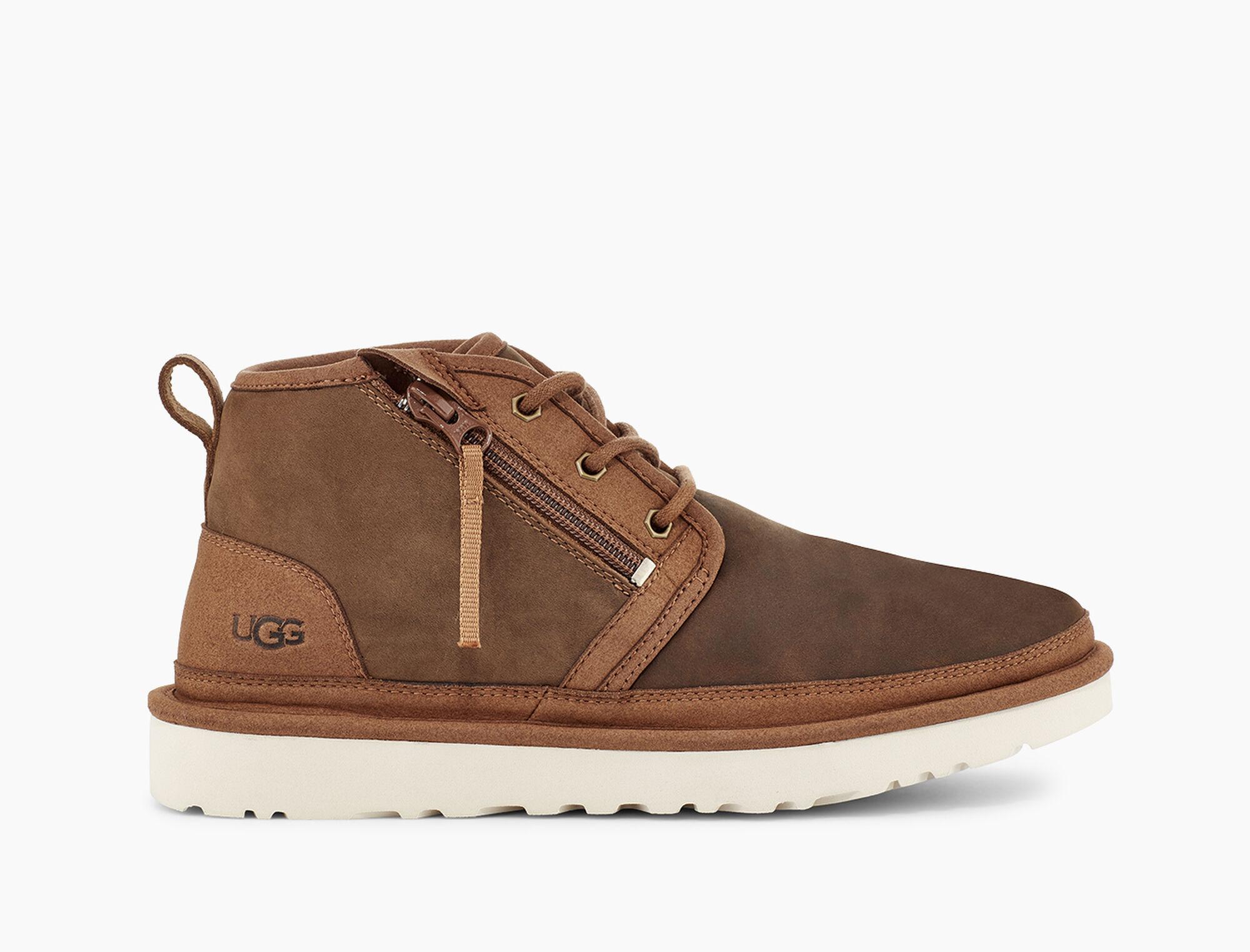 brown ugg boots with zipper