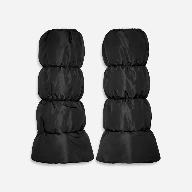 UGG Plushwarmer Tall. レッグウォーマー UGG Plushwarmer Tall Textile/Faux Fur Boot Guard in Black | Lyst