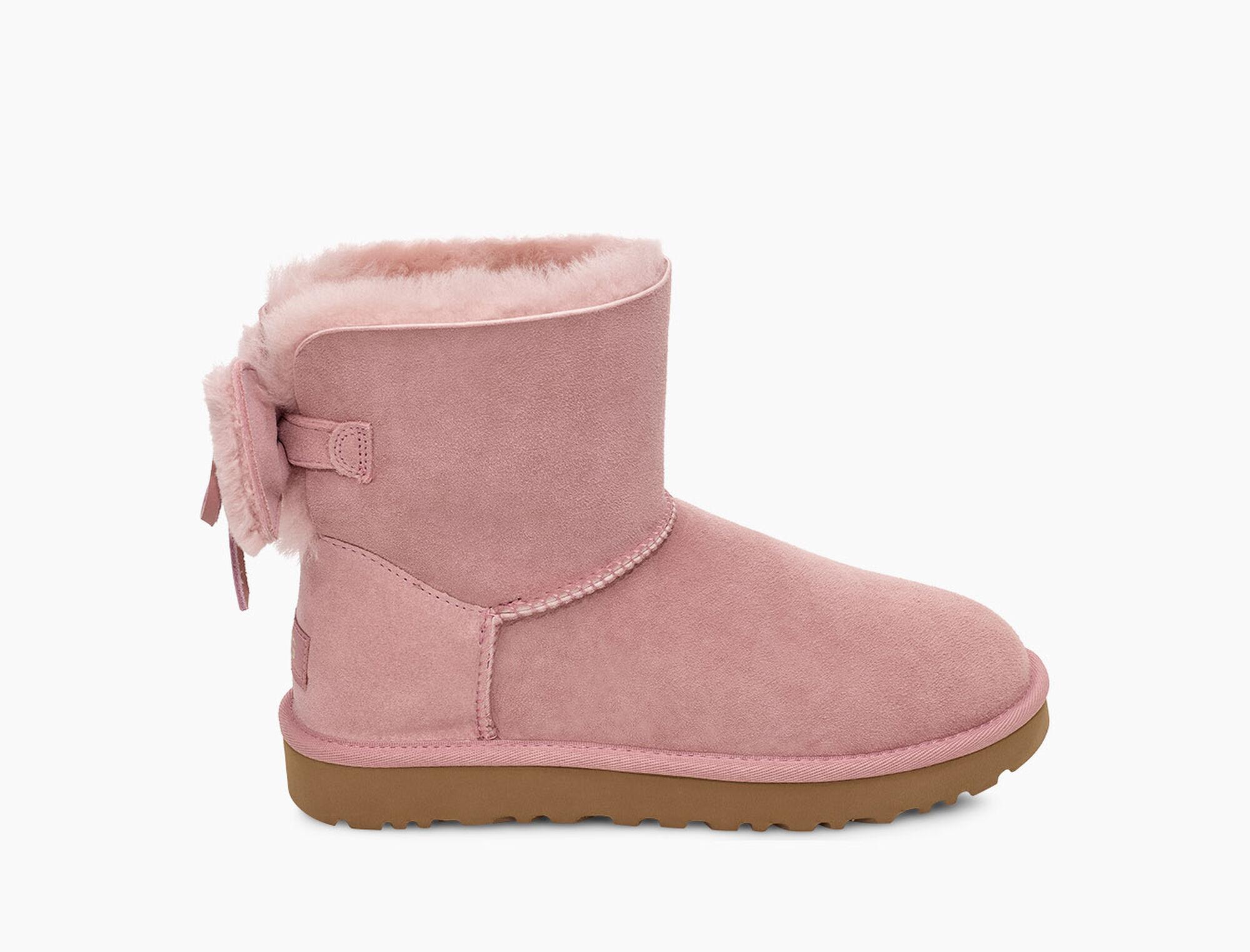 classic double bow mini ugg