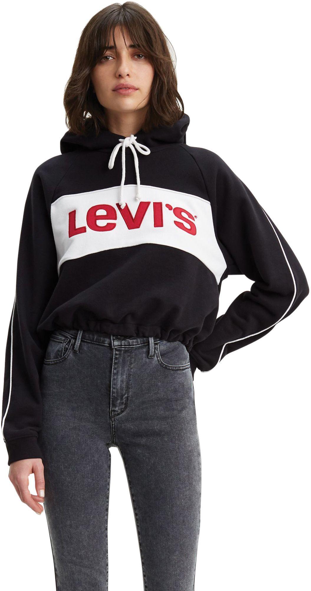 levis crop hoodie