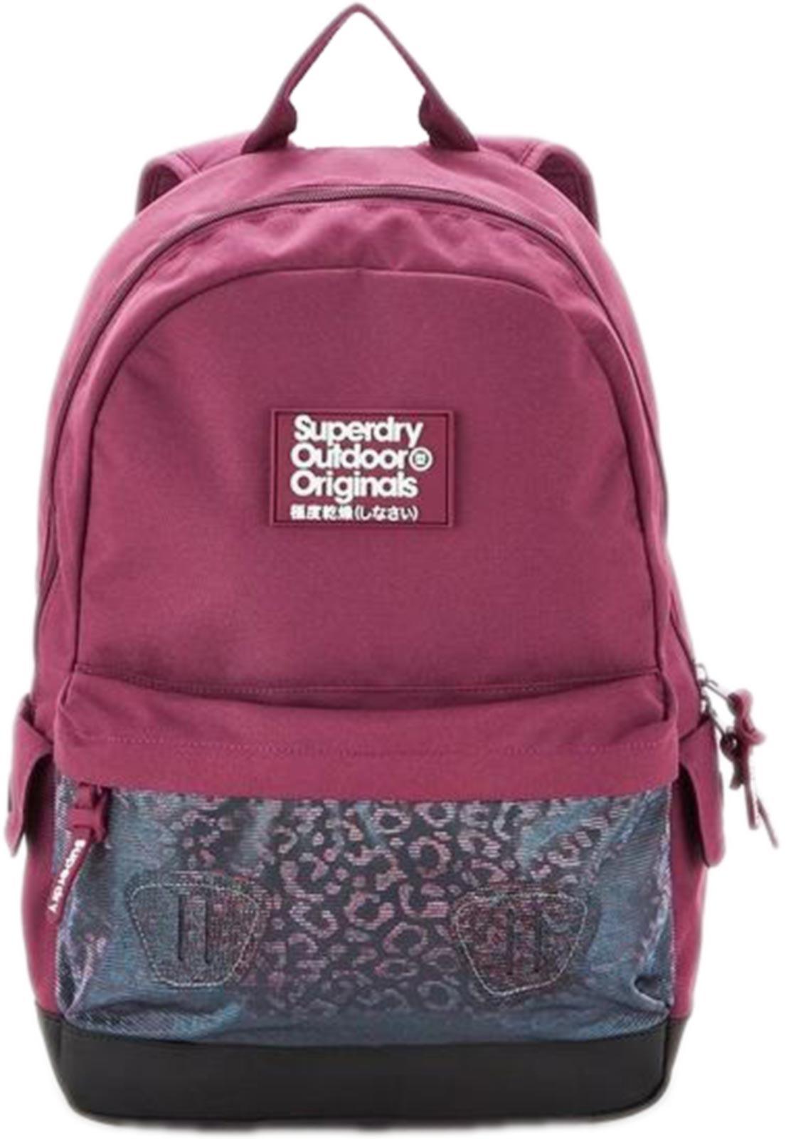 superdry purple backpack