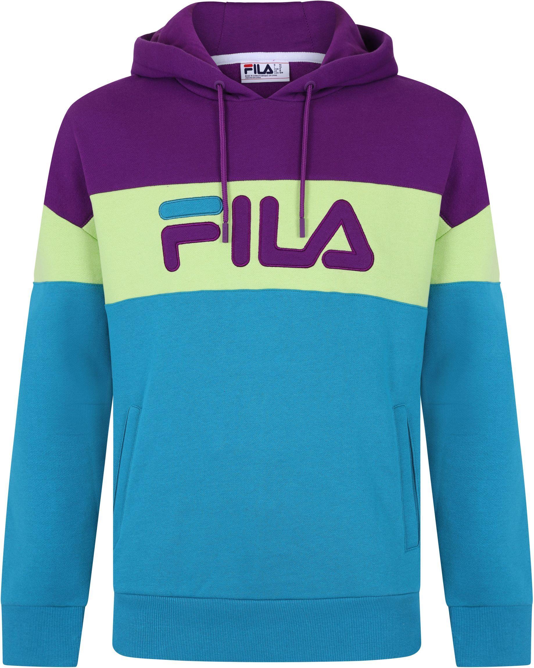 purple fila hoodie